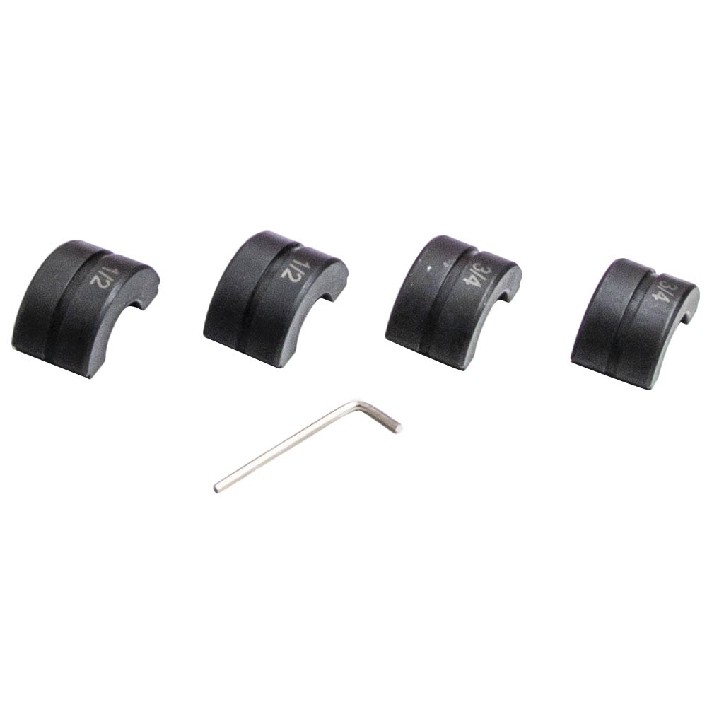 Pipe Crimping Tool Kit with 3 Dies 1/2