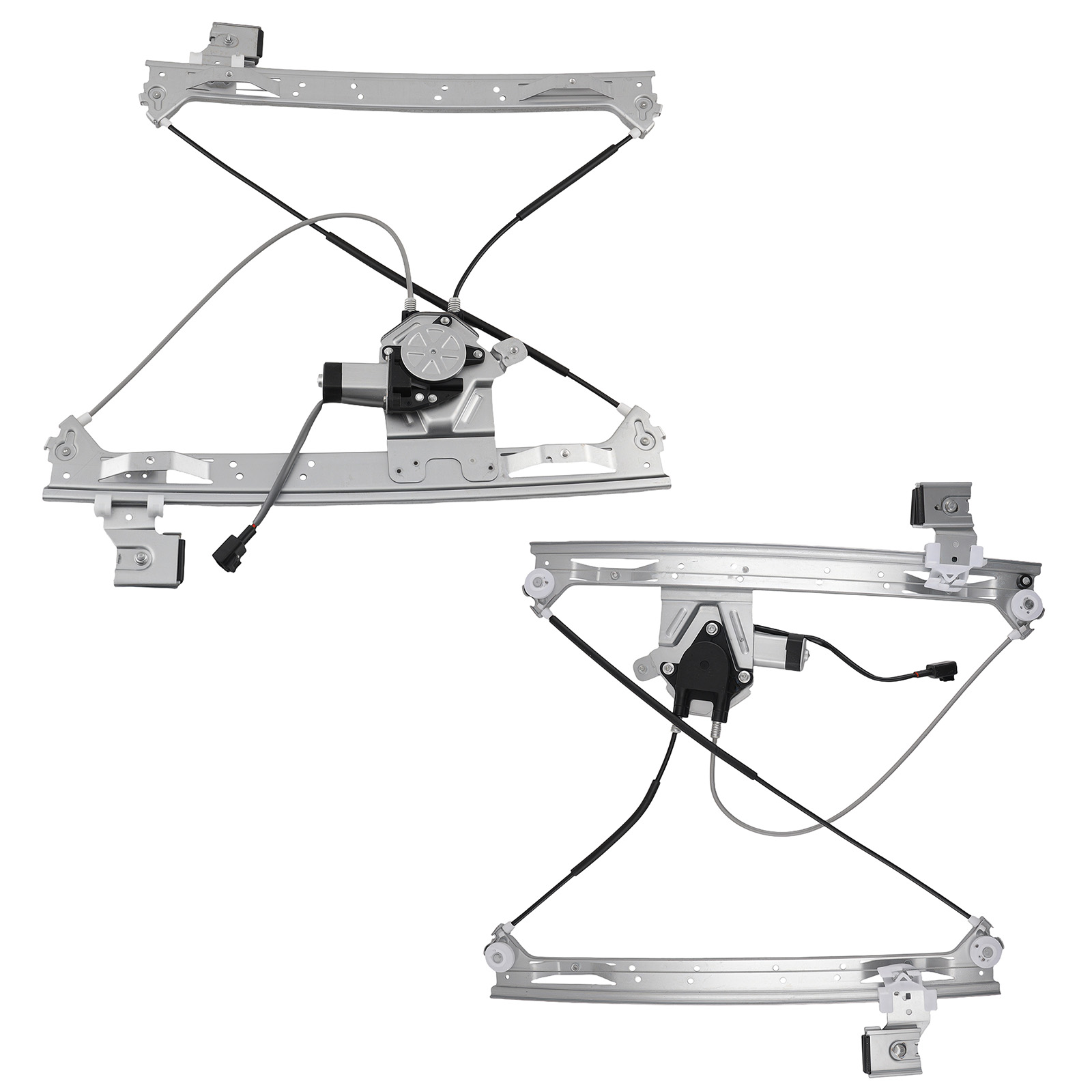 2X Front Pair Window Regulator &Motor For Chevy Trailblazer GMC Envoy 2002-2009