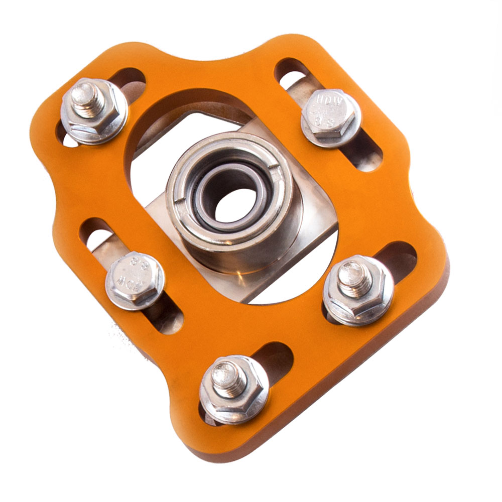 Steel Pillow Ball Bushing Camber Plate for Ford Mustang 79-89 Adjustable Caster