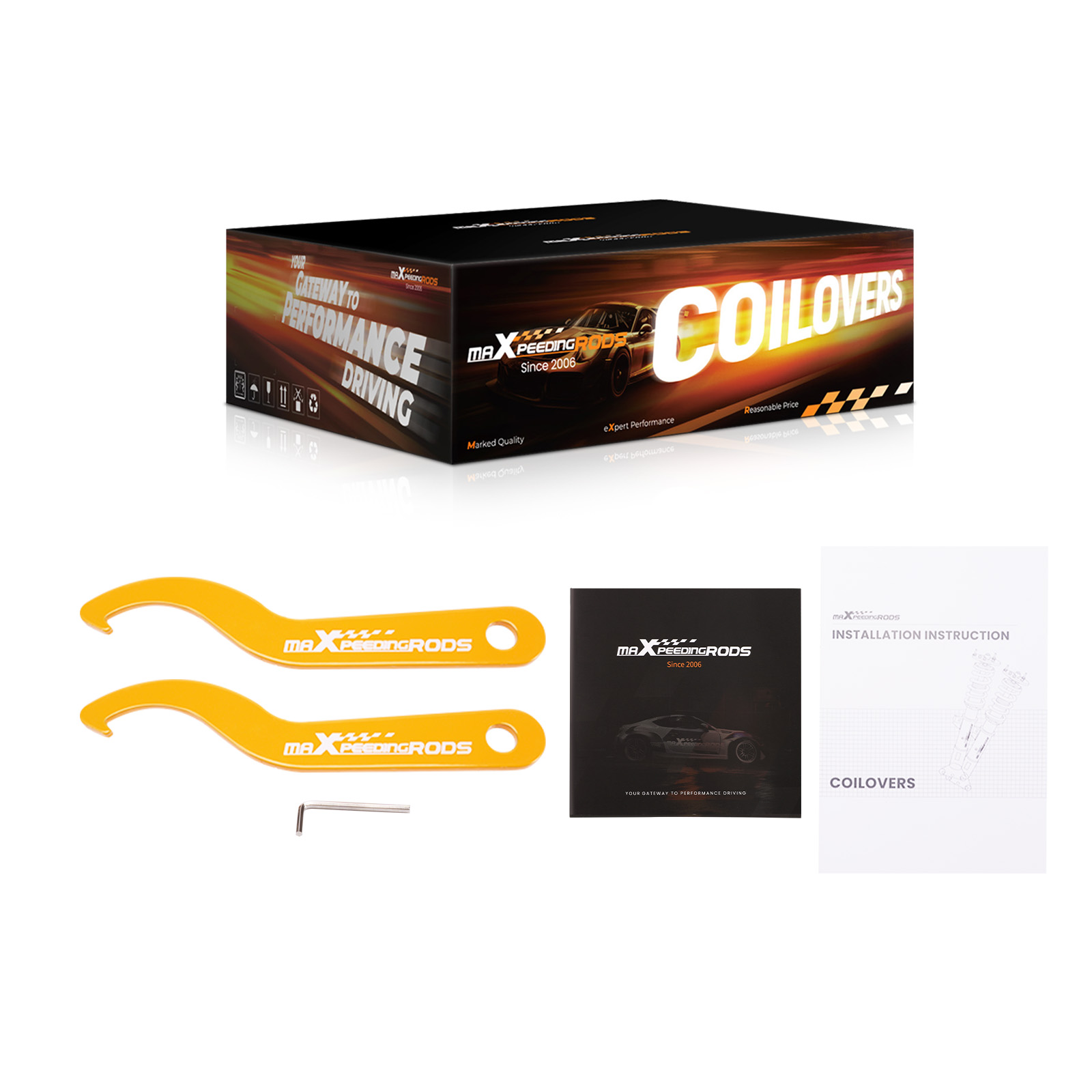 Kit Suspension Combine filete for BMW serie 3 E46 Berline / Coupe / cabriolet