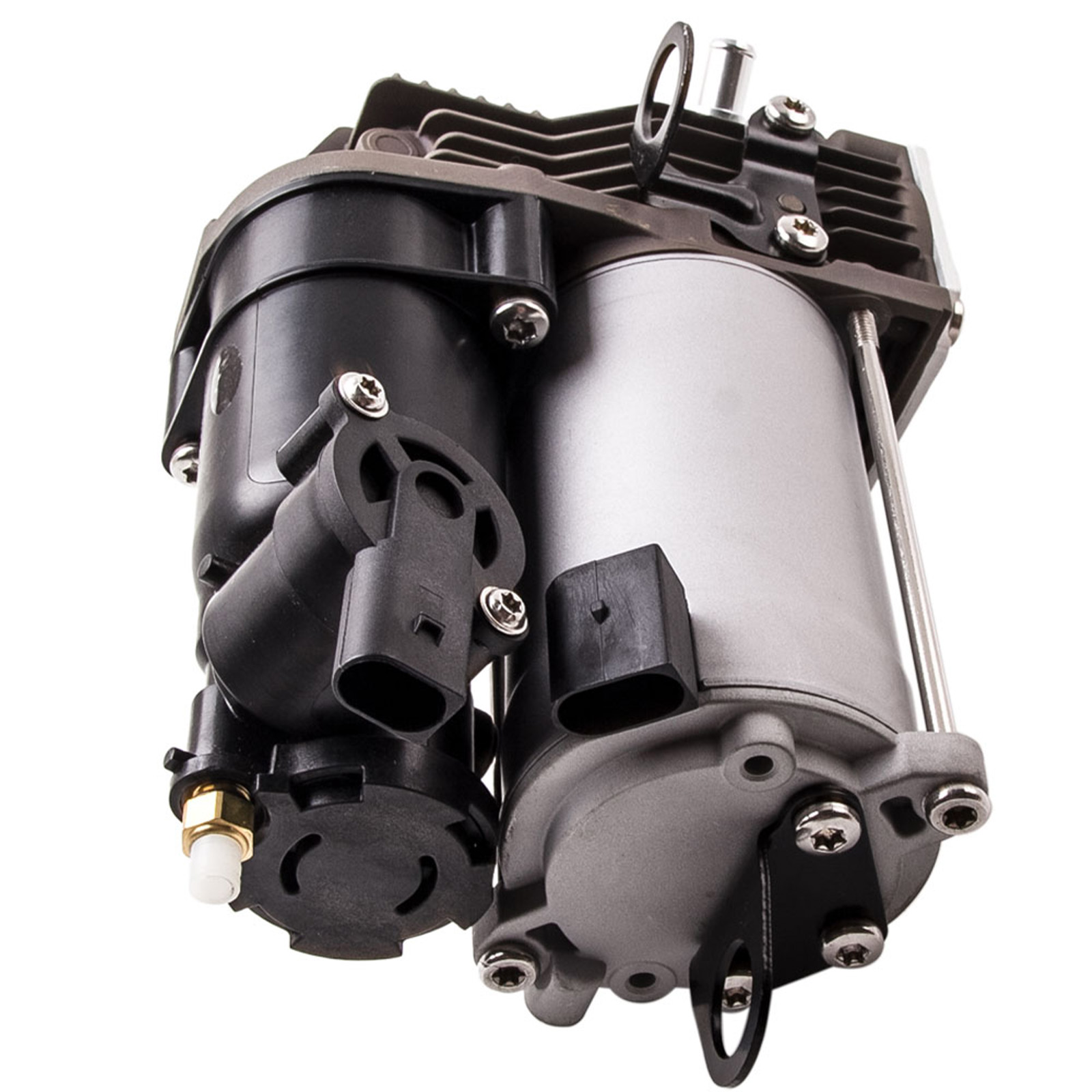 1x Air Compressor +2x Air Suspension Bag for Mercedes ML W164 GL X164 1643201204