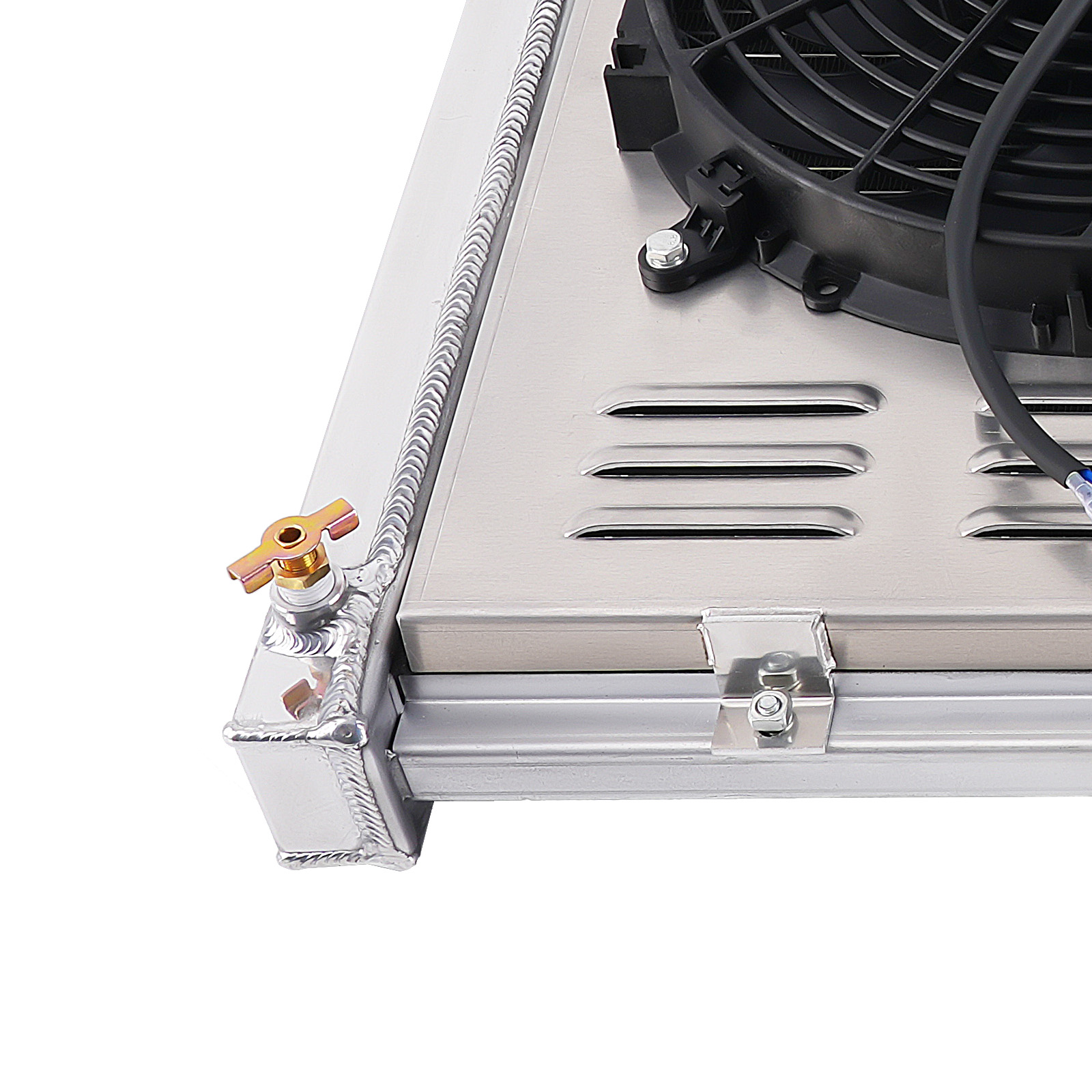 3 Row CrossFlow Radiator Shroud Fan for Chevrolet C/K Series 1967-1972 DPI369 AT