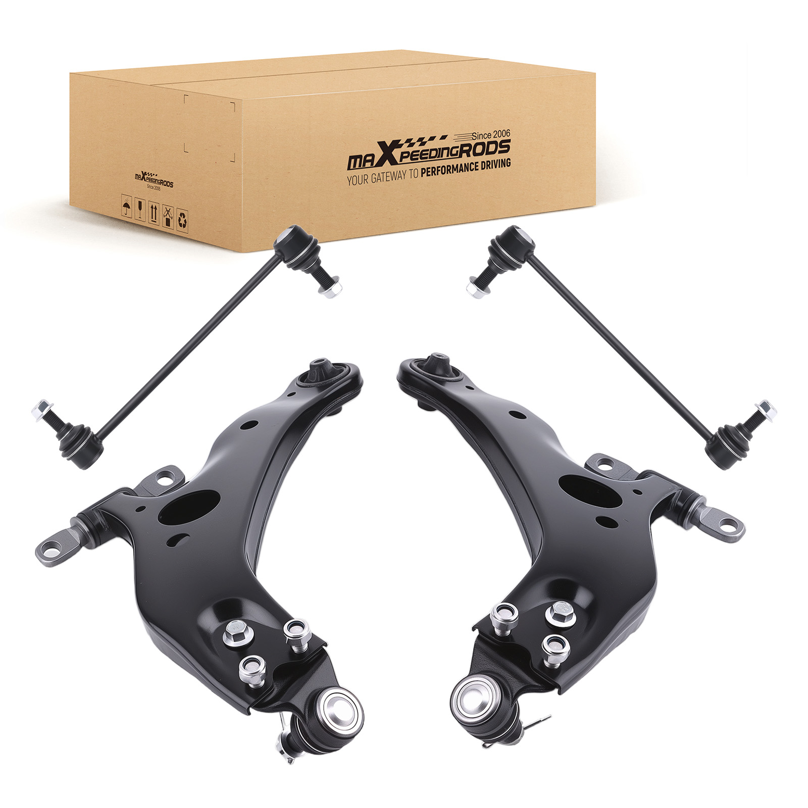 4pcs Lower Control Arms Kit