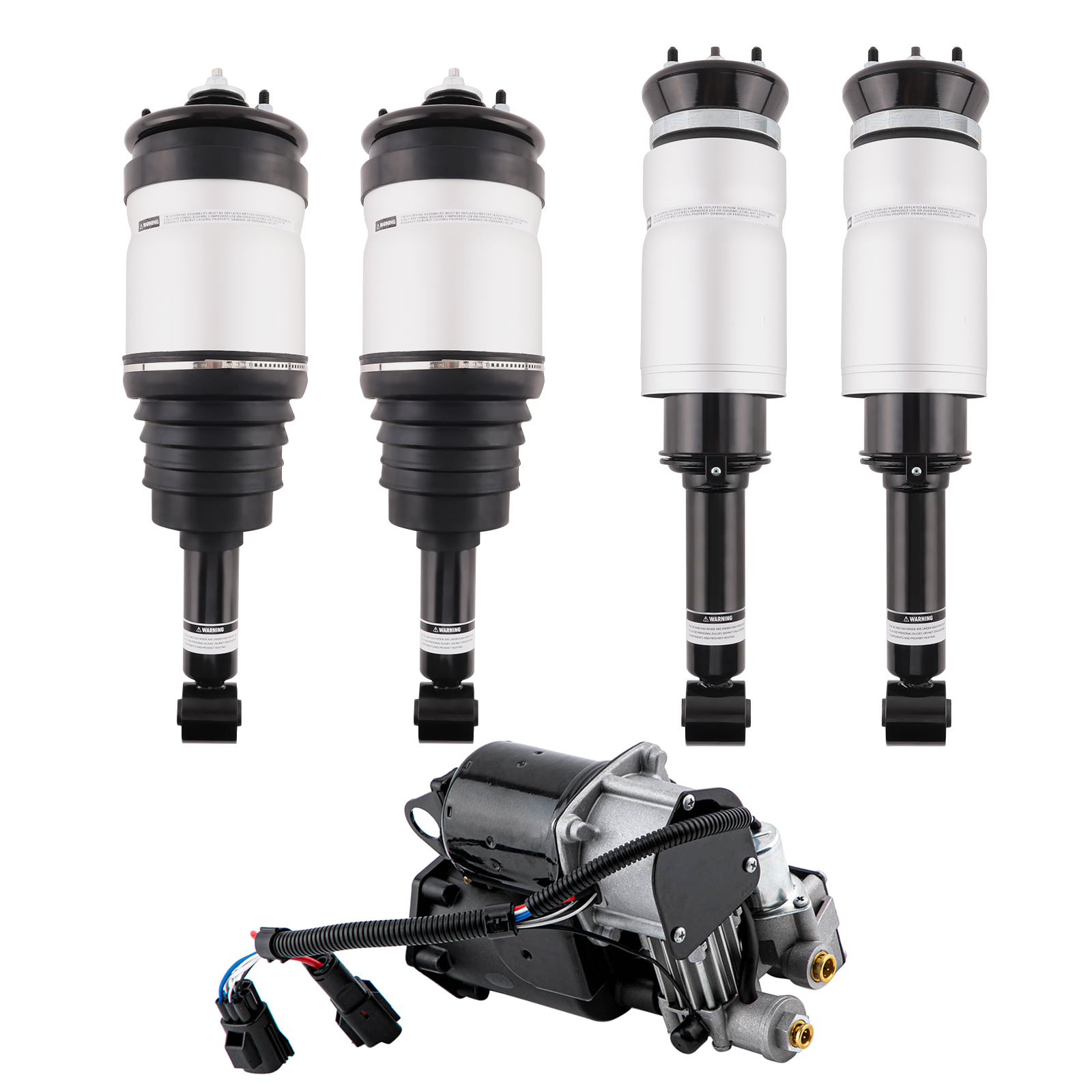 Pair Front Air Spring Shocks For Land Rover LR3 LR4 Range Rover Sport