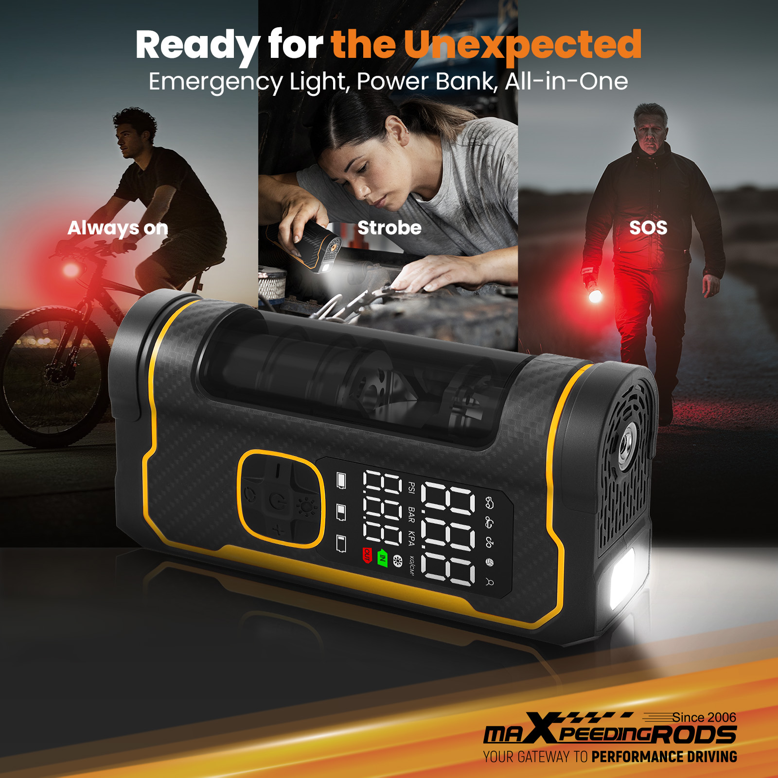 Air Tire Pump Inflator Compressor