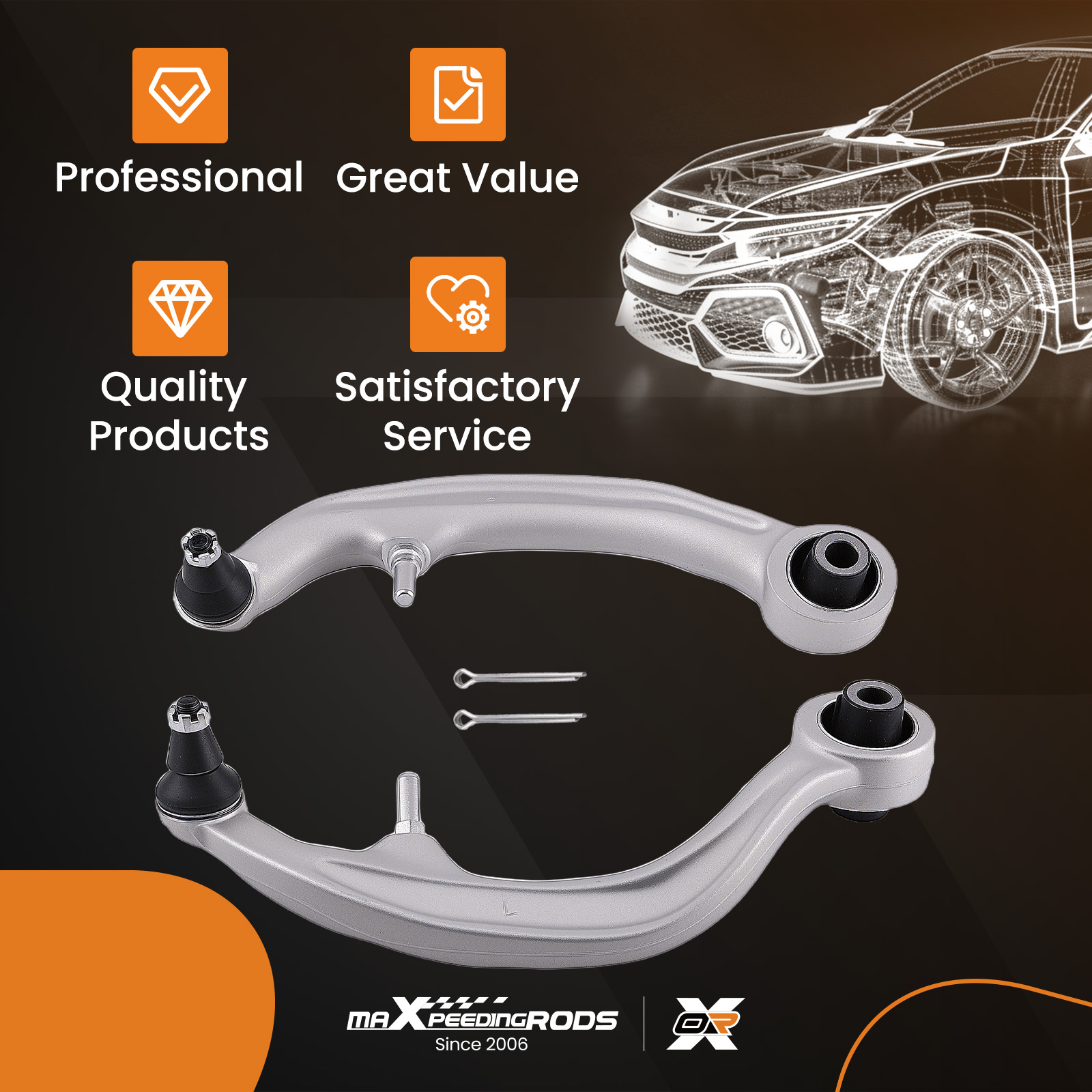 WHY CHOOSE OUR CONTROL ARM?