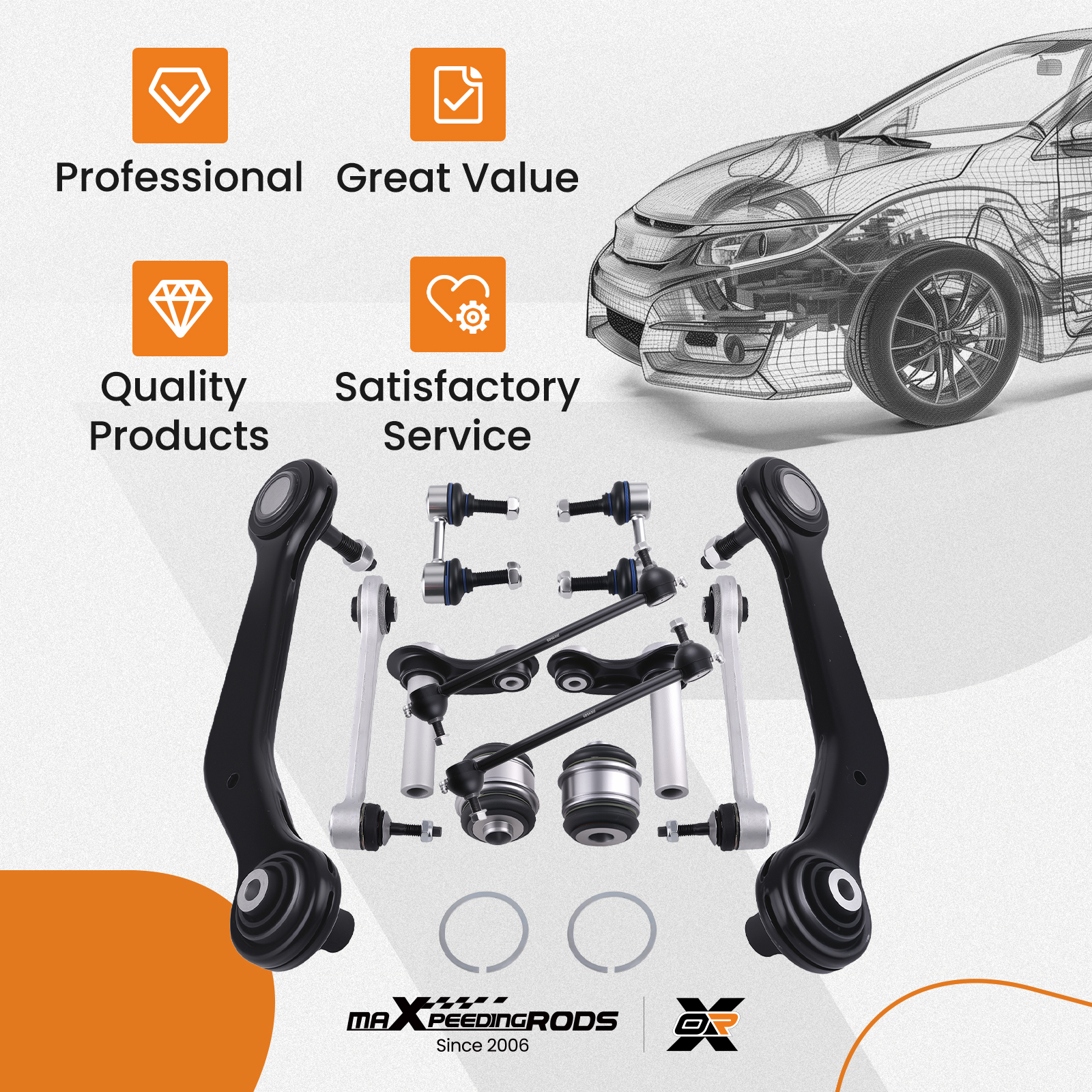 WHY CHOOSE OUR CONTROL ARM?