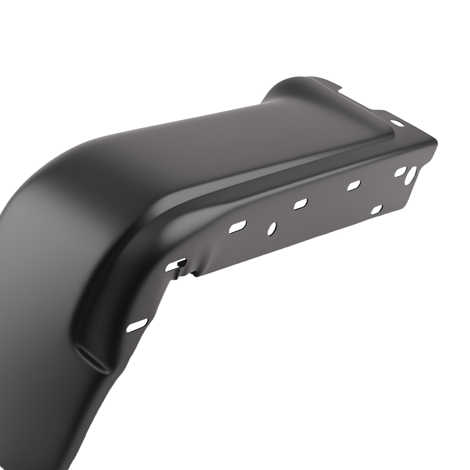 Black Rear Steel Right End for Ford F150 09-14 615343853475 Bumper