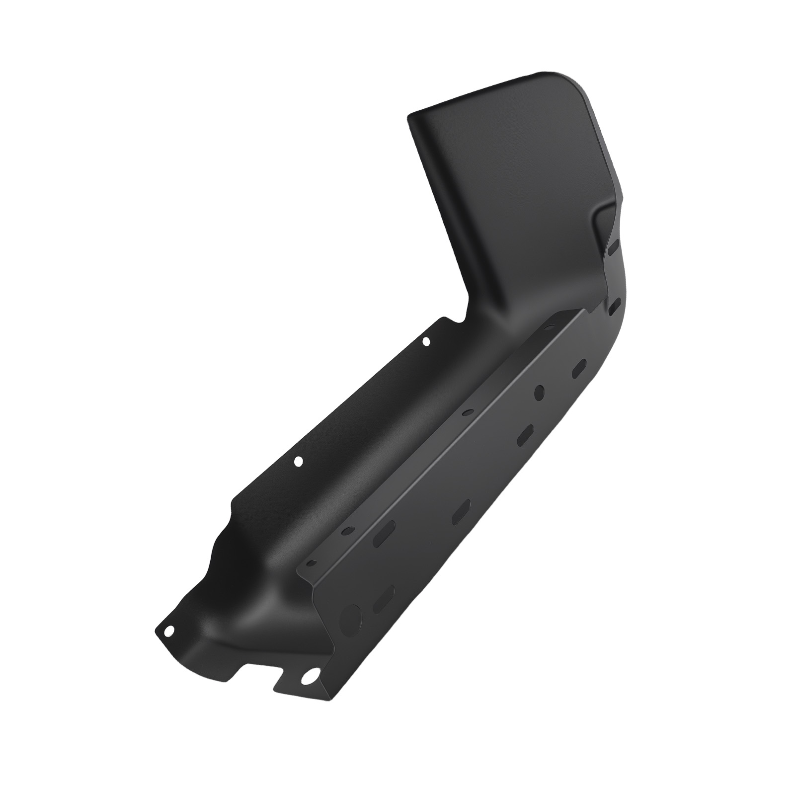 Black Rear Steel Right End for Ford F150 09-14 615343853475 Bumper