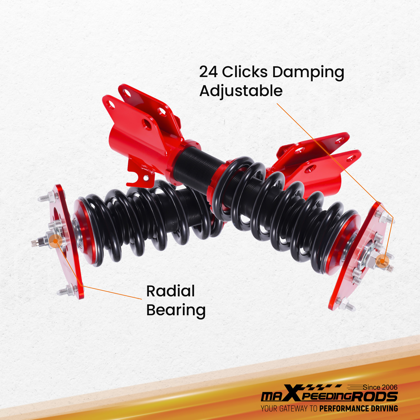 yommy MaXpeedingrods Coilover 24 Way Damper Suspension For Subaru