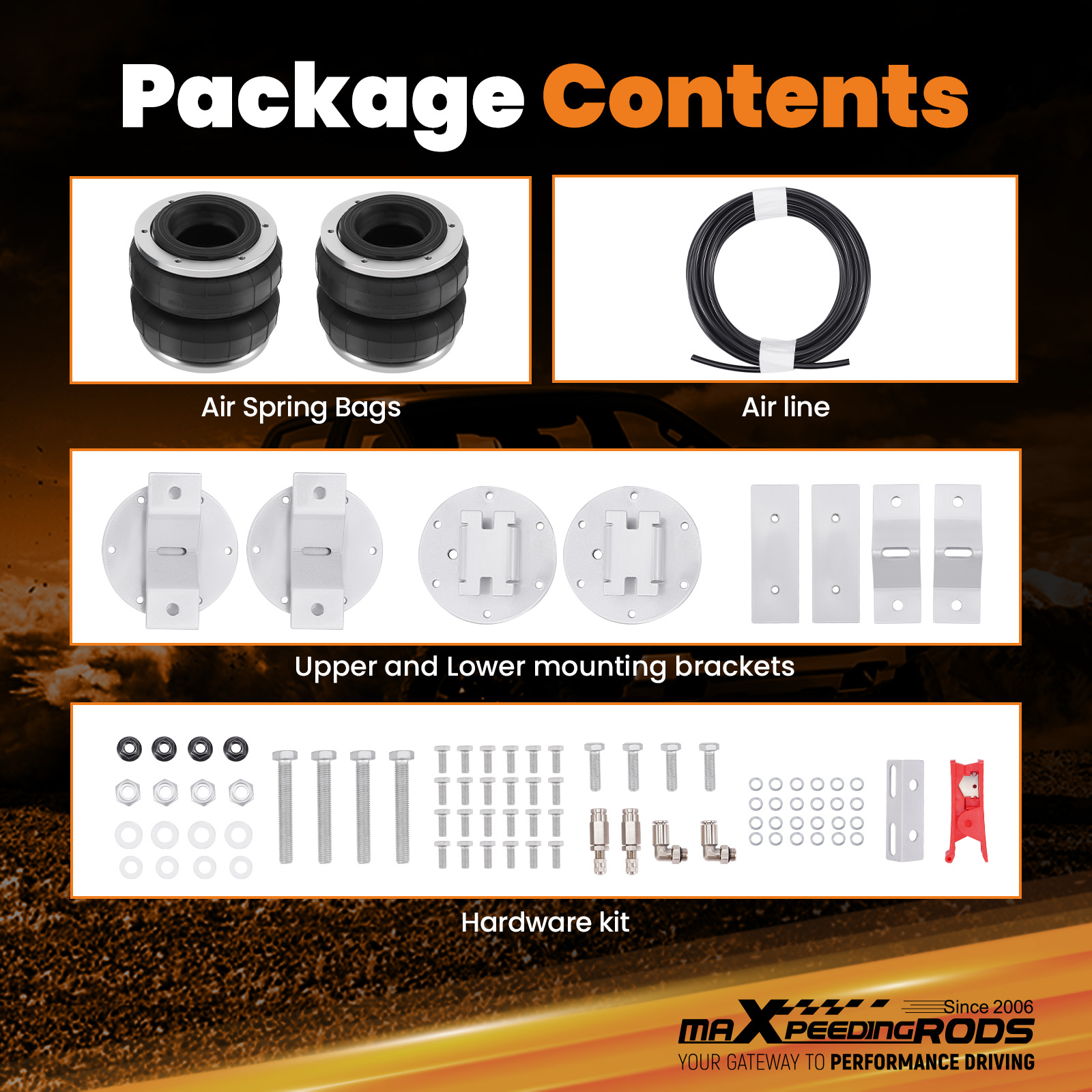 Package includes