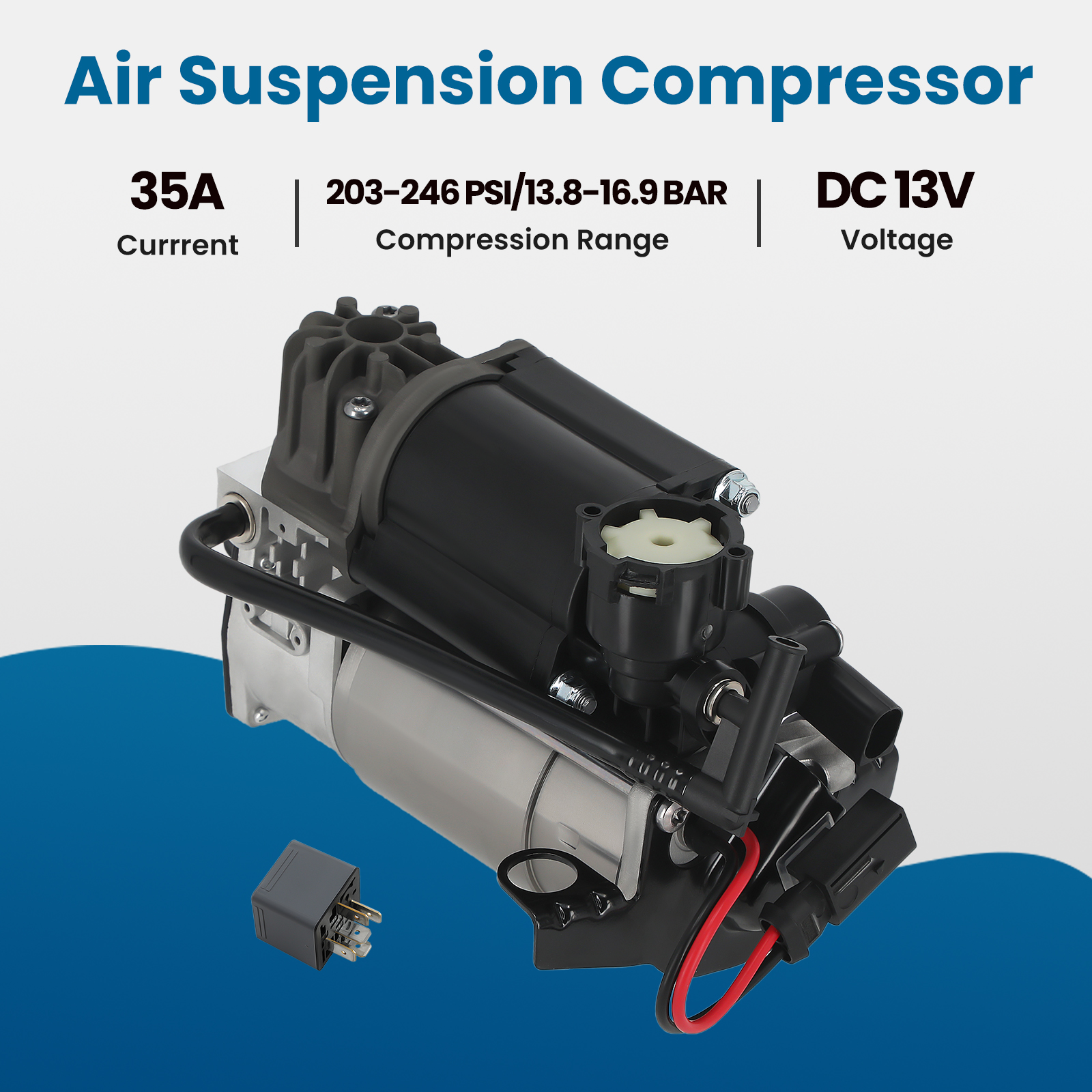 Air suspension compressor pump