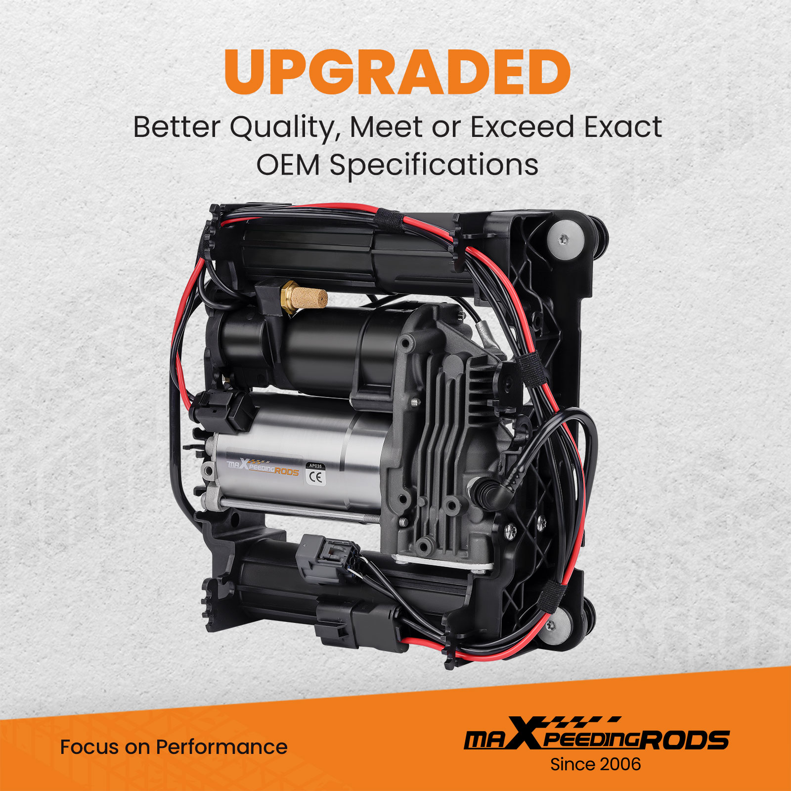 Air suspension compressor pump