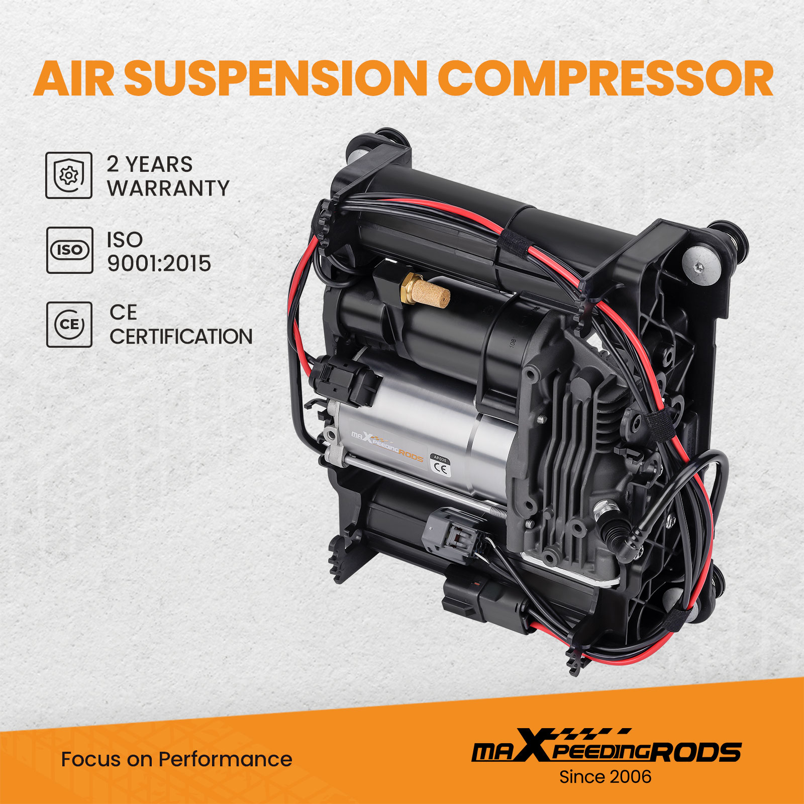 Air suspension compressor pump