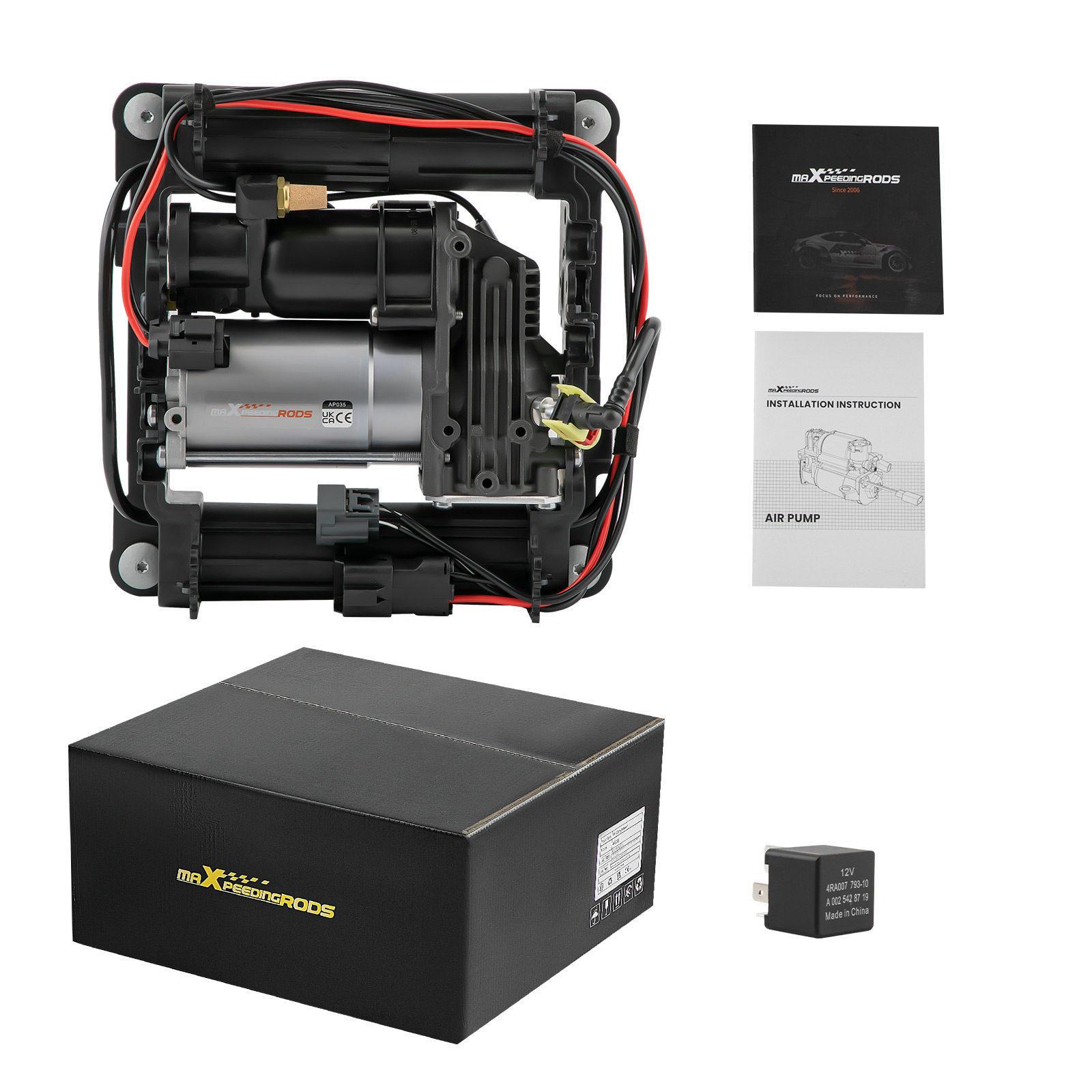 Air suspension compressor pump