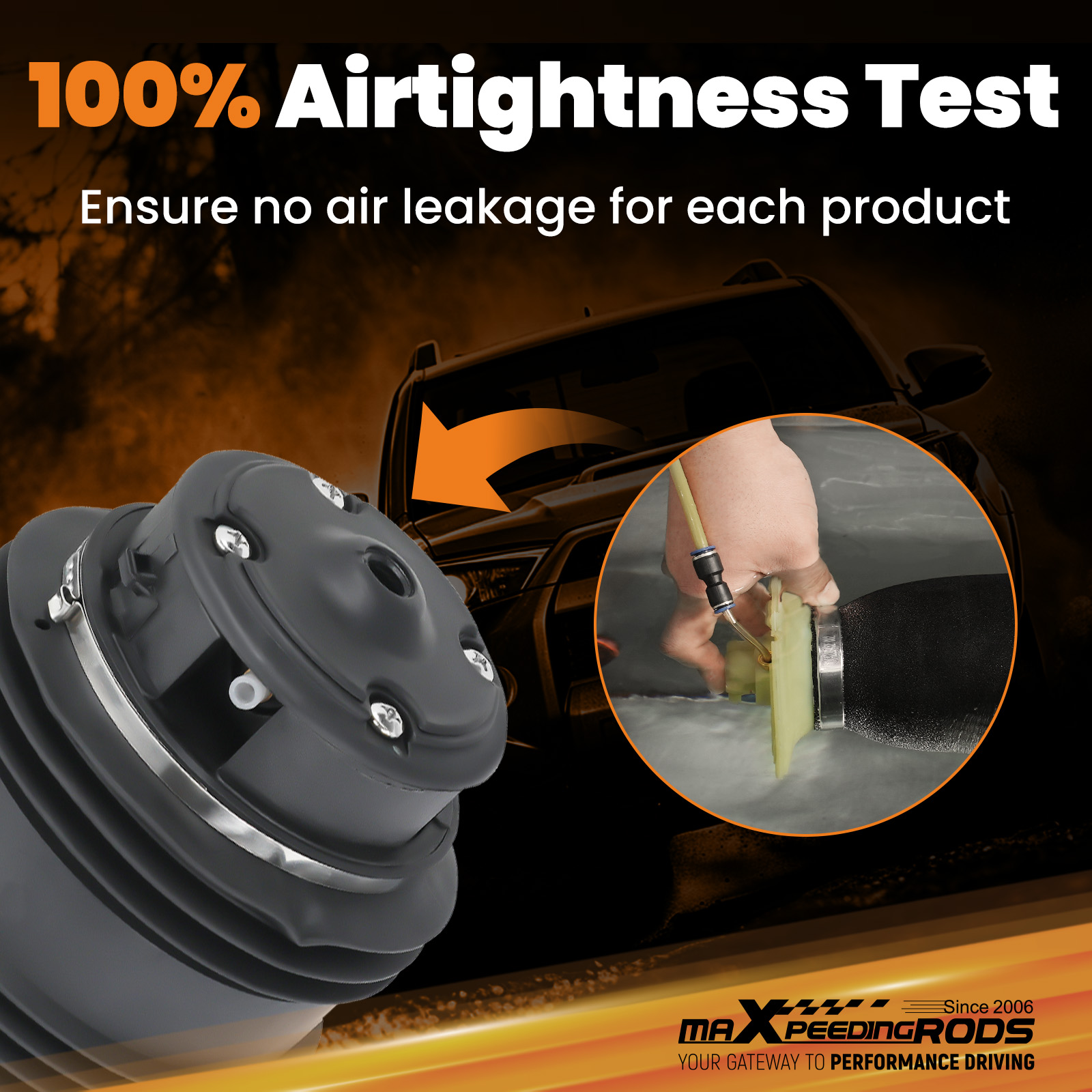 100% Airtightness Test