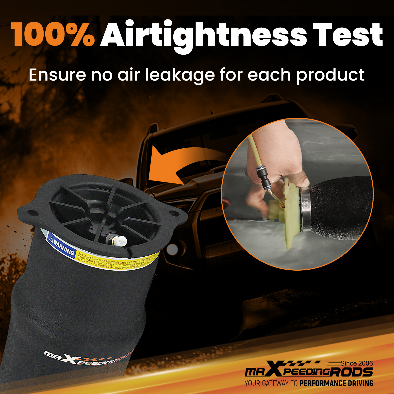 100% Airtightness Test