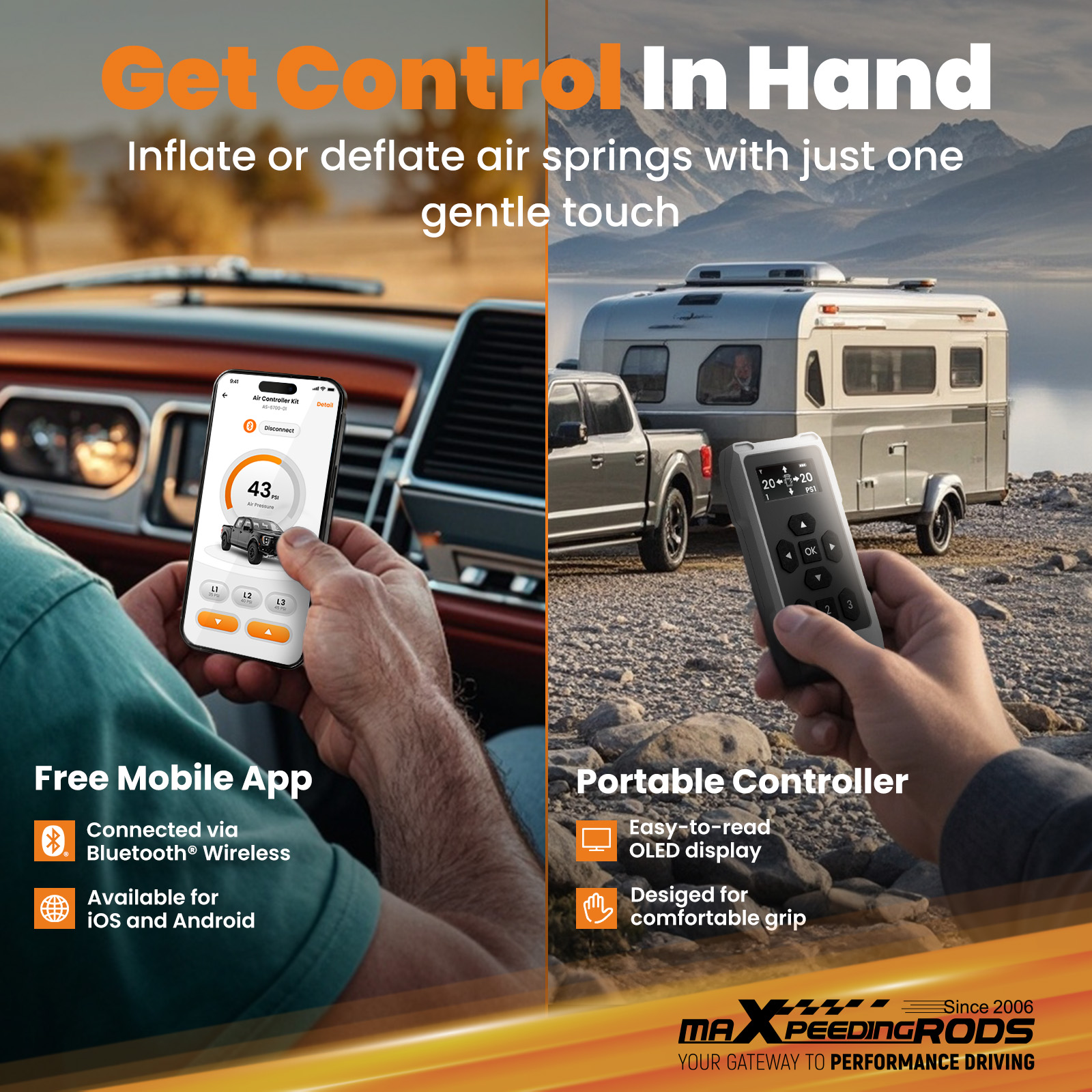 MaXpeedingrods Air Spring Controller Kit