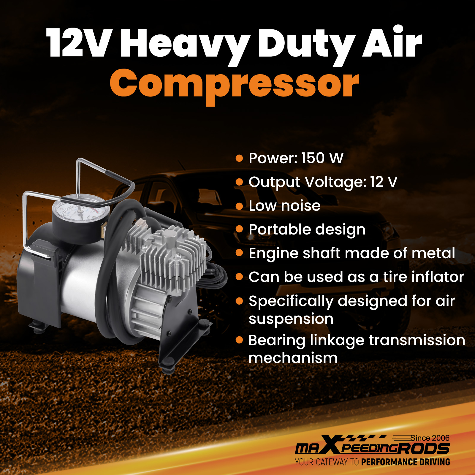 12V Heavy Duty Air Compressor