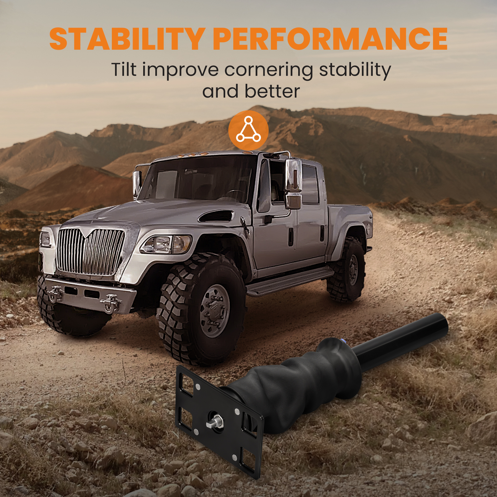 2x Cab Shock Absorber Strut For International Prostar 2008+ 3688695C91