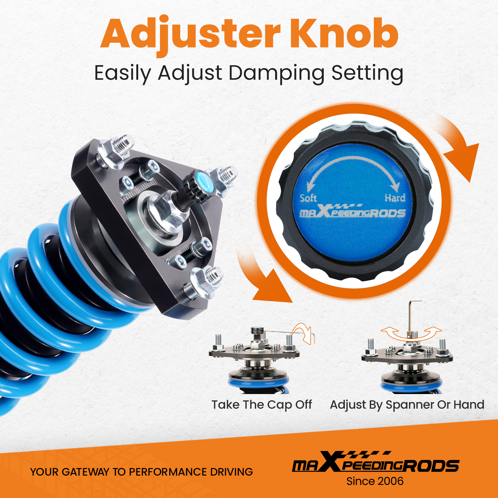 Rebound Damping Force Adjustable