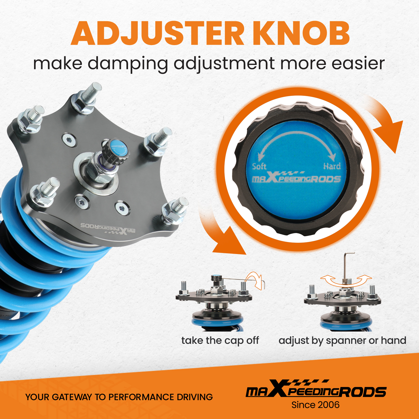 Rebound Damping Force Adjustable