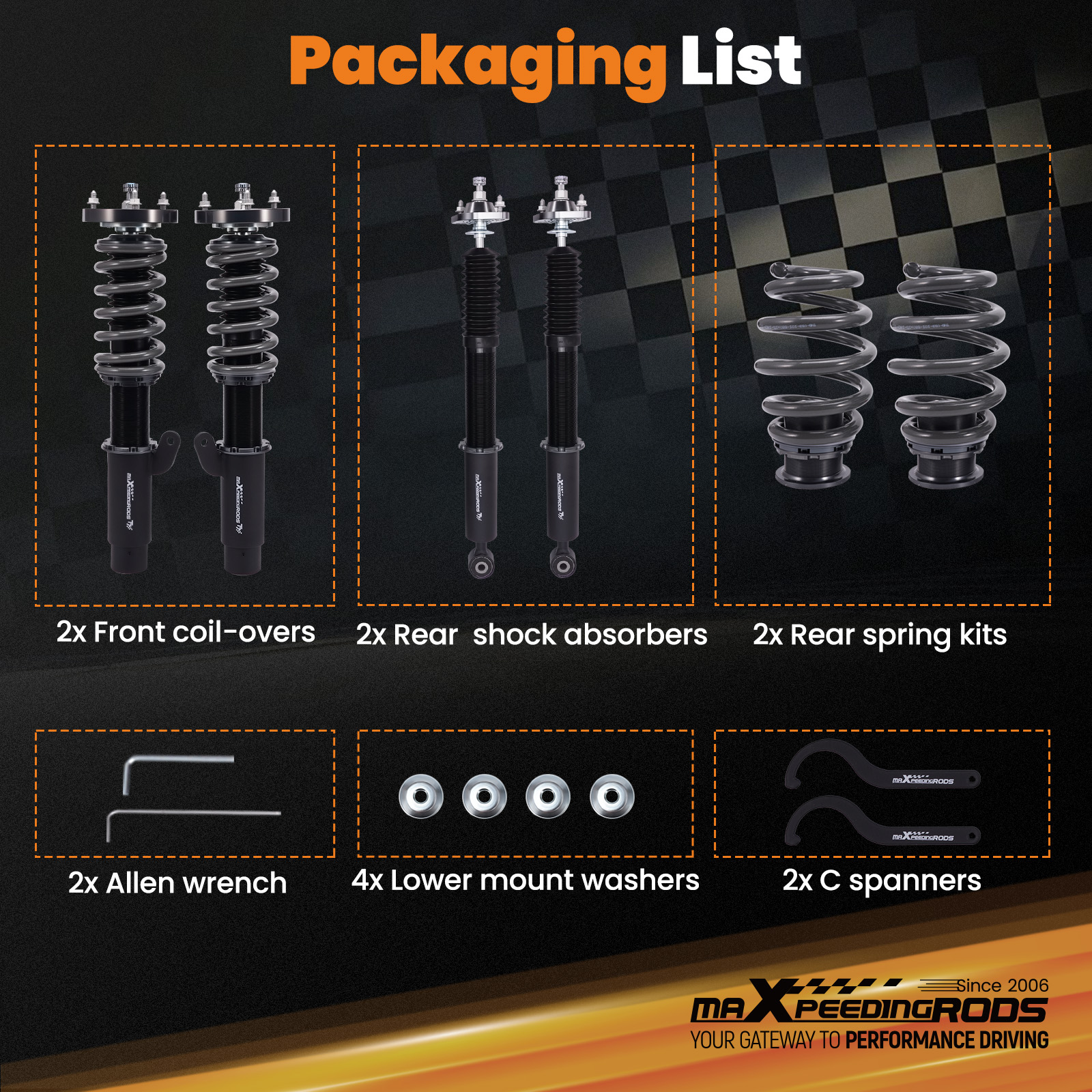 maXpeedingrods T7 Coilovers
