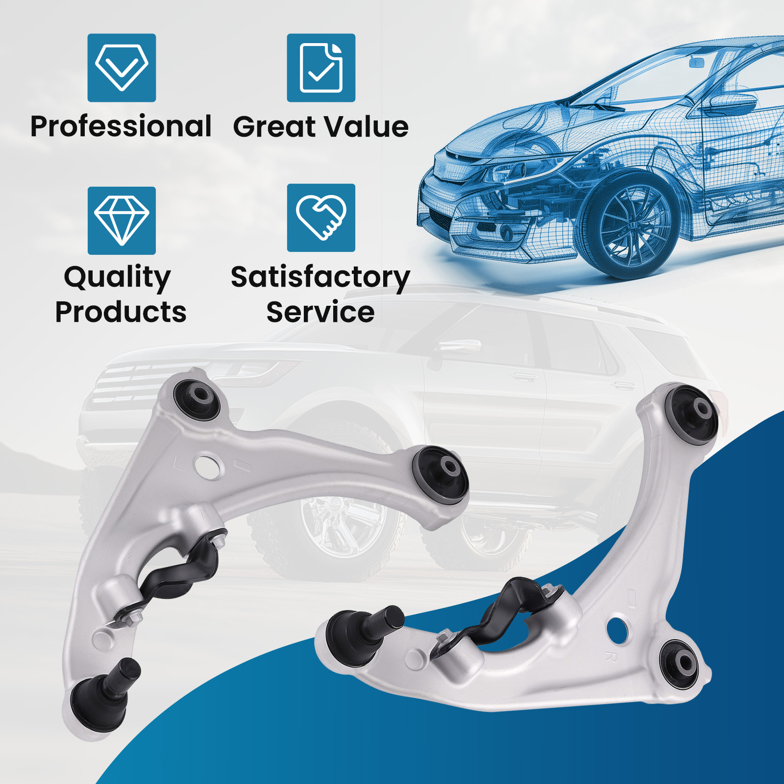 WHY CHOOSE OUR CONTROL ARM?