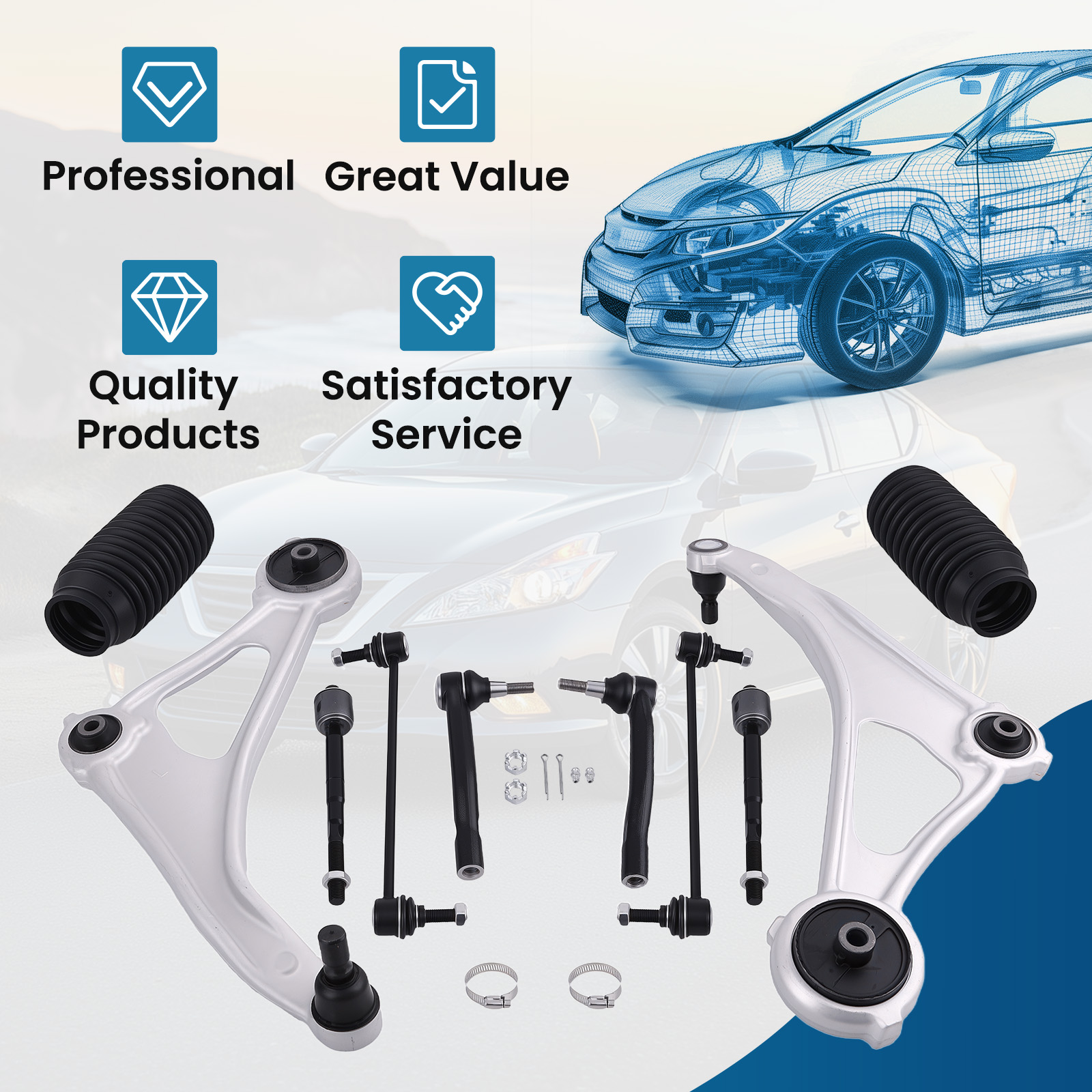 WHY CHOOSE OUR FRONT LOWER CONTROL ARM?