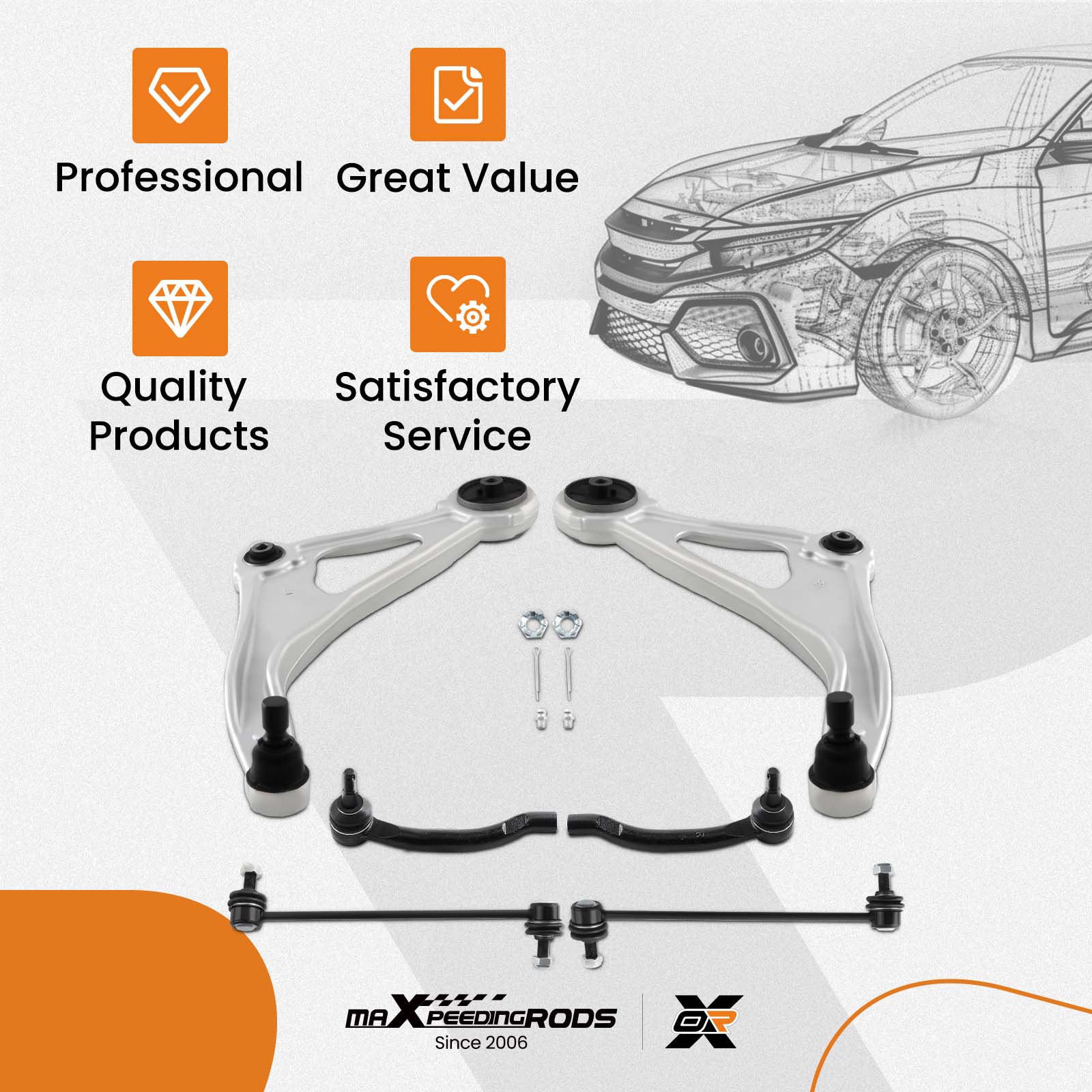 WHY CHOOSE OUR CONTROL ARM?
