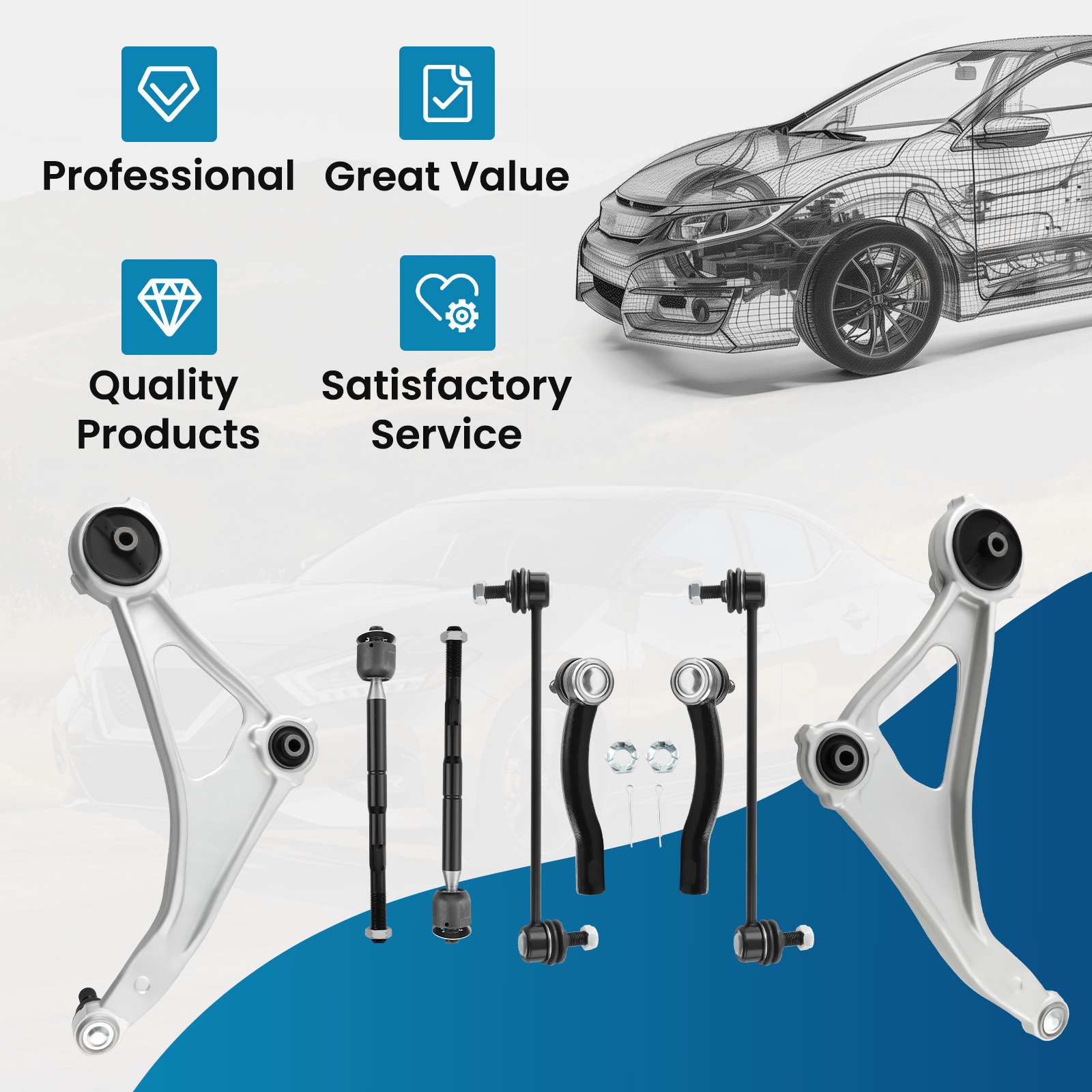 WHY CHOOSE OUR CONTROL ARM?