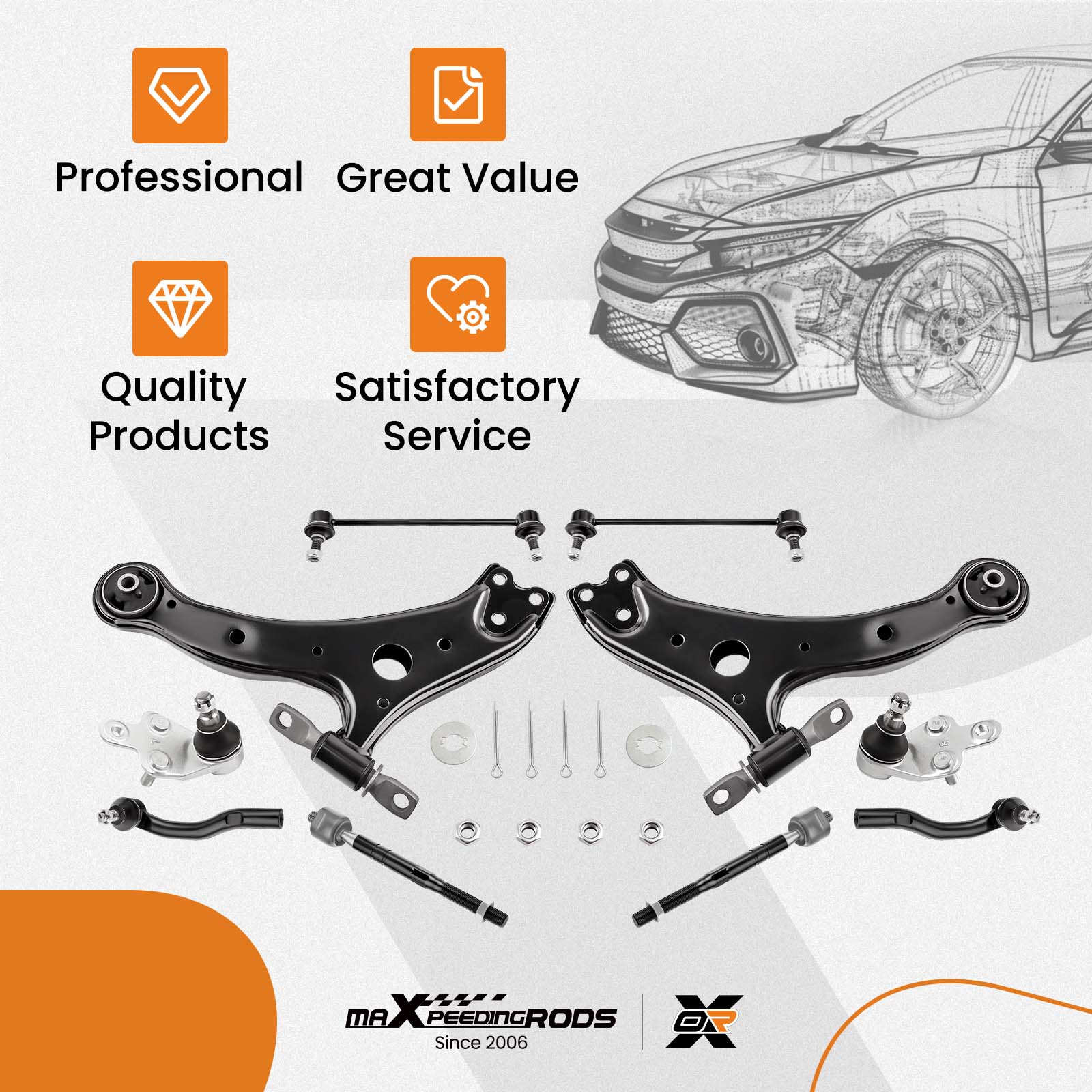 WHY CHOOSE OUR CONTROL ARM?