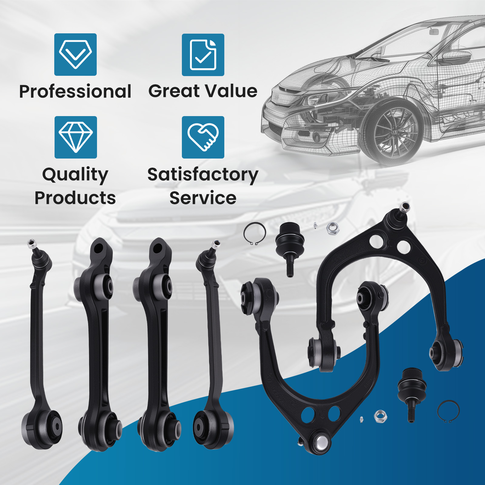 WHY CHOOSE OUR CONTROL ARM?