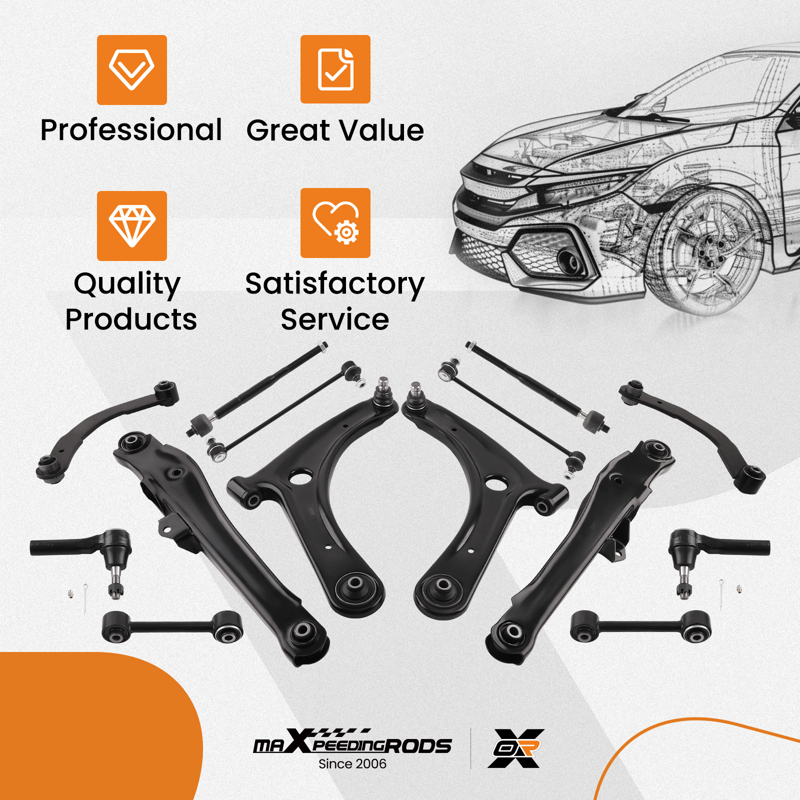 WHY CHOOSE OUR CONTROL ARM?