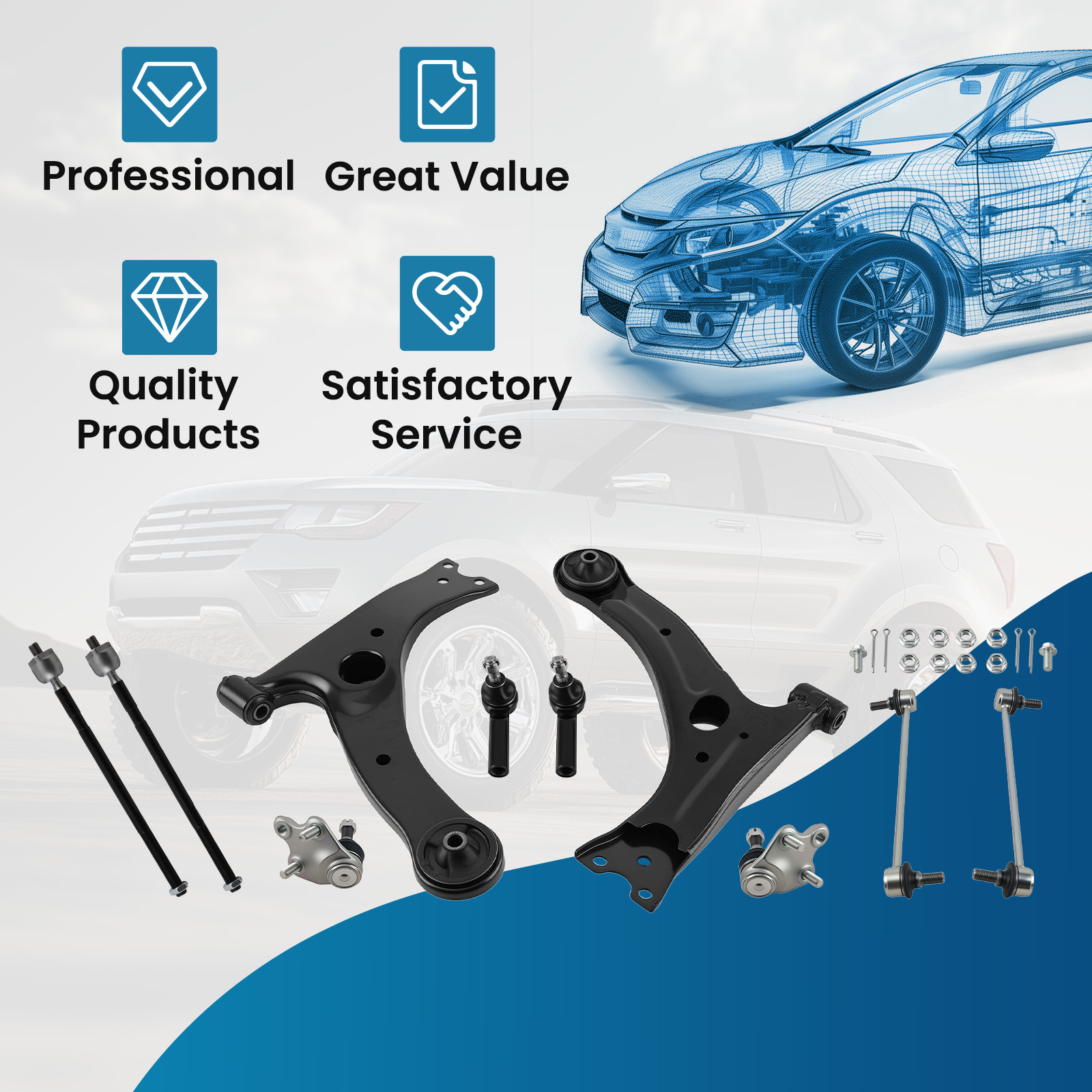WHY CHOOSE OUR CONTROL ARM?