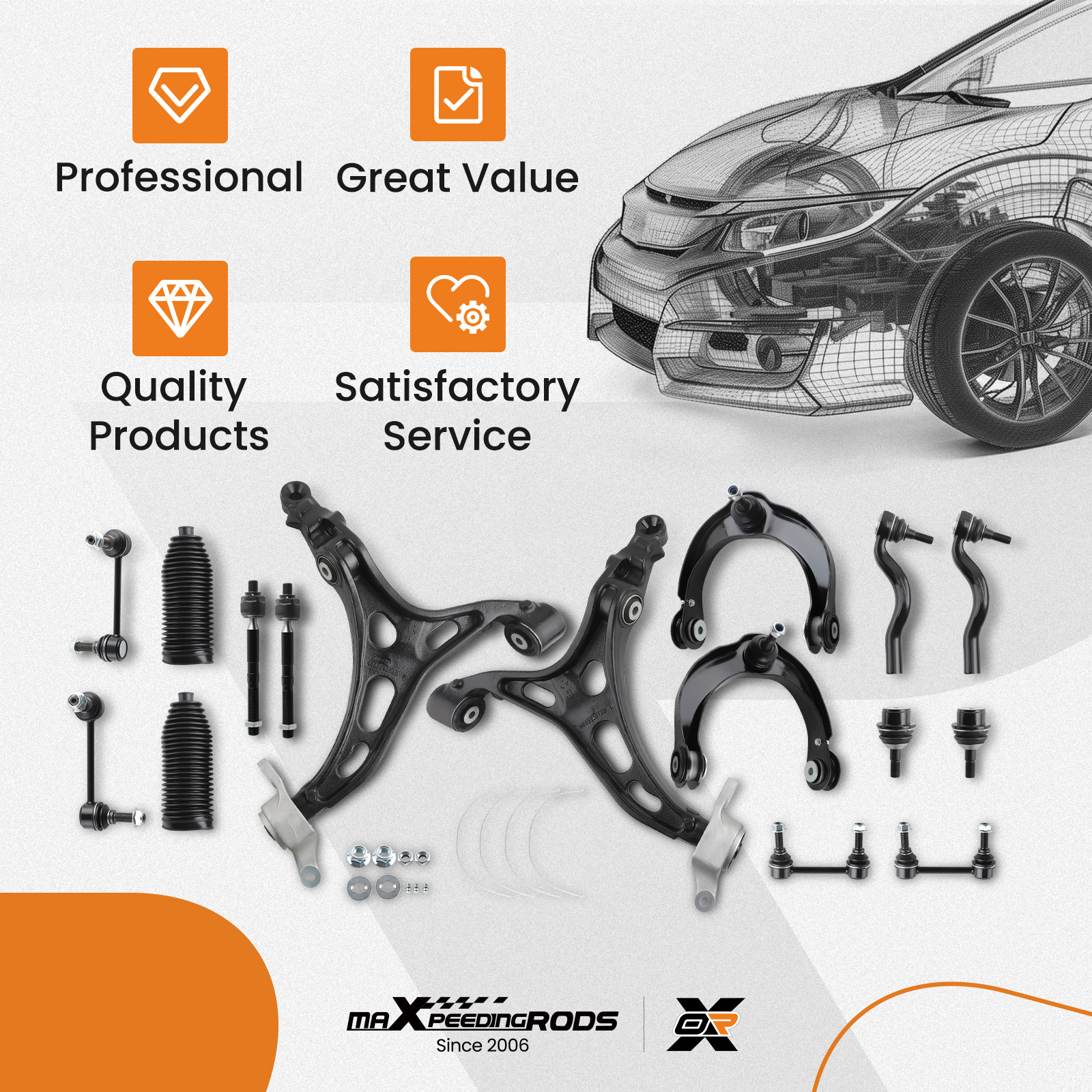 WHY CHOOSE OUR CONTROL ARM?