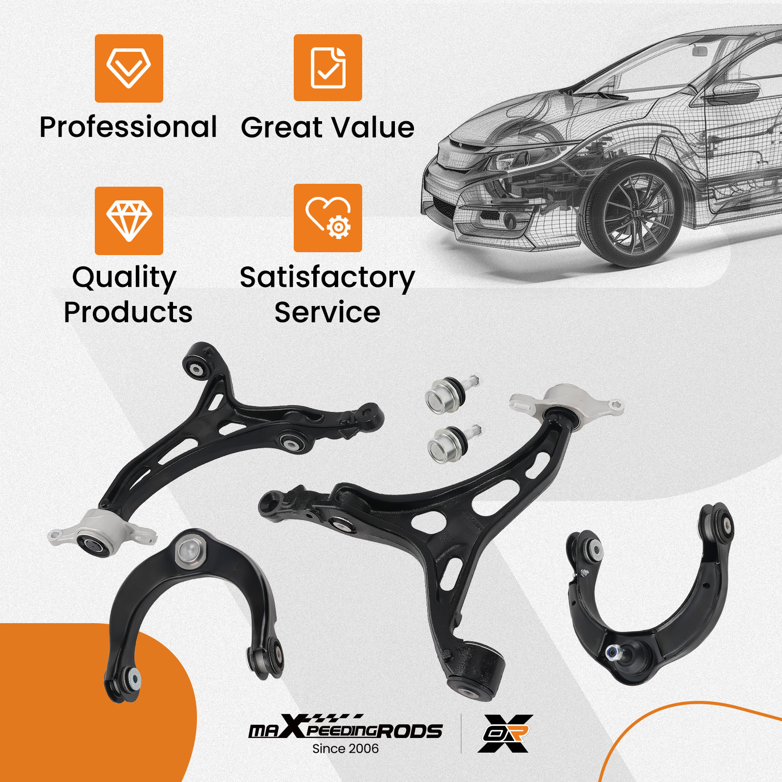 WHY CHOOSE OUR CONTROL ARM?