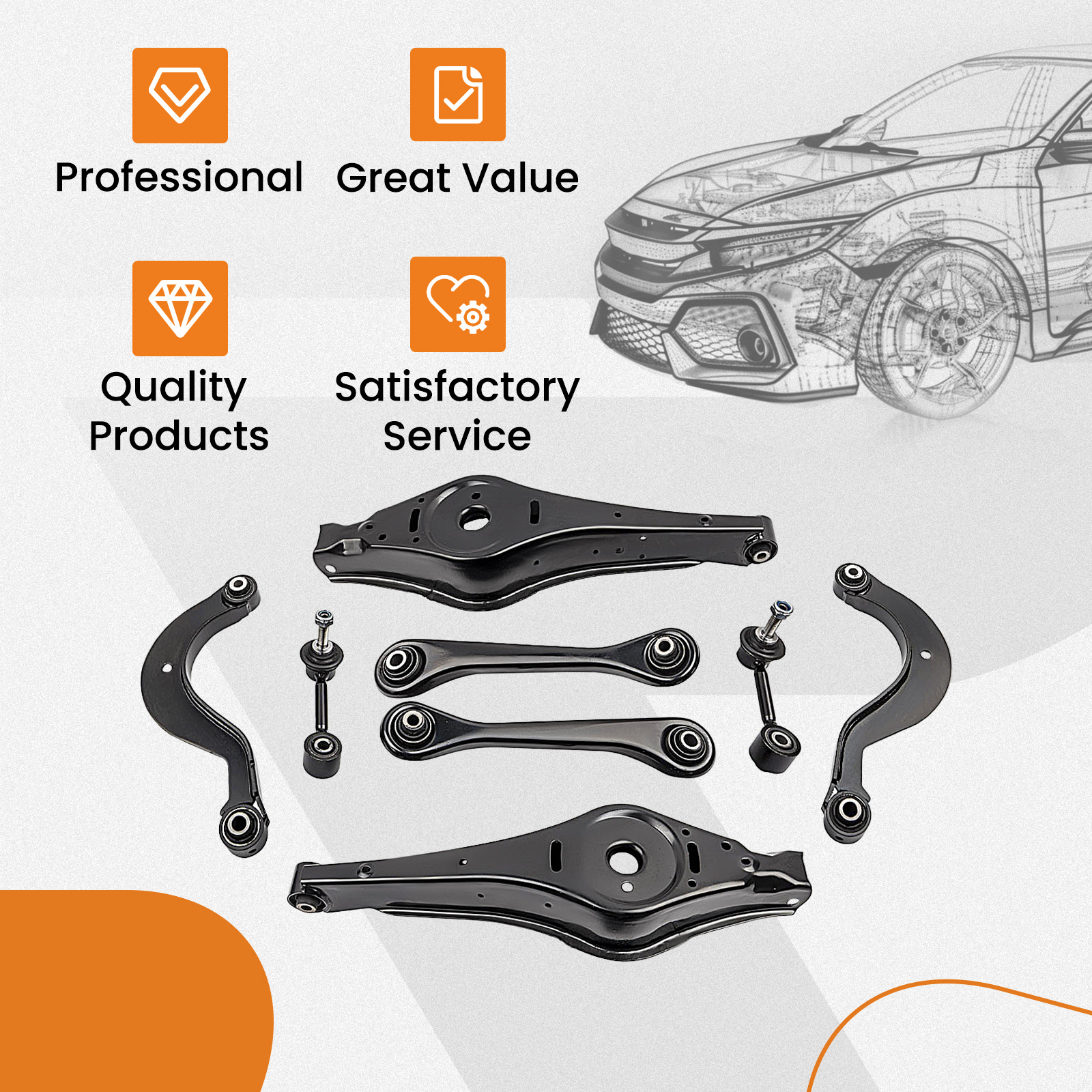 Wishbone Control Arm Kit