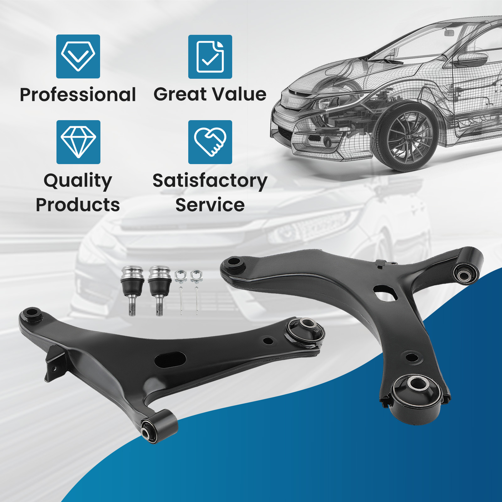 WHY CHOOSE OUR CONTROL ARM?