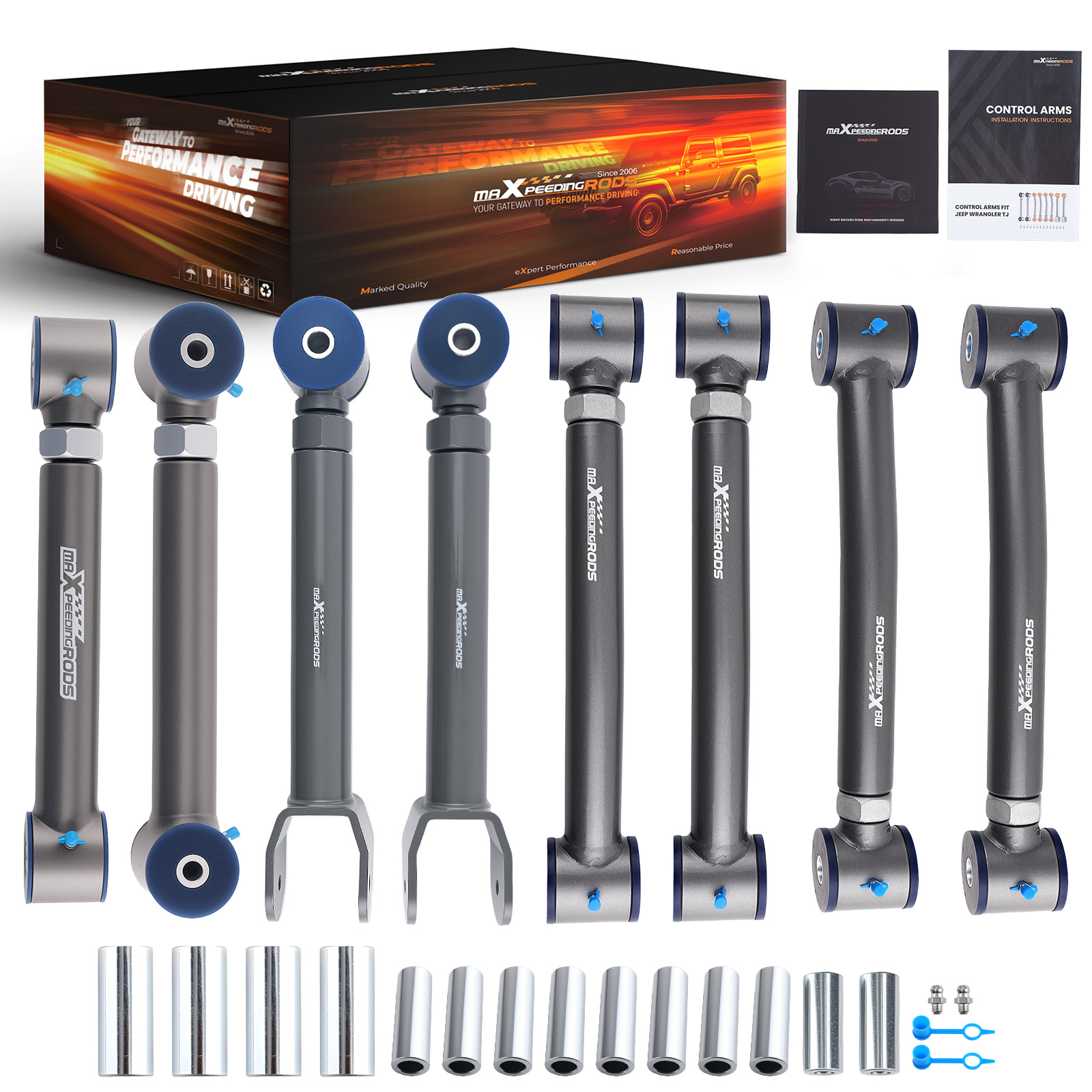 Front Rear Upper lower Adjustable Control Arms