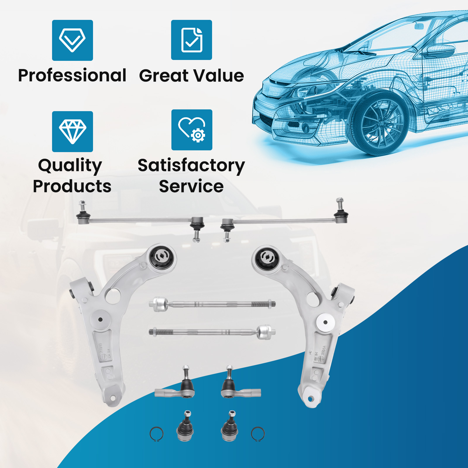 WHY CHOOSE OUR CONTROL ARM?