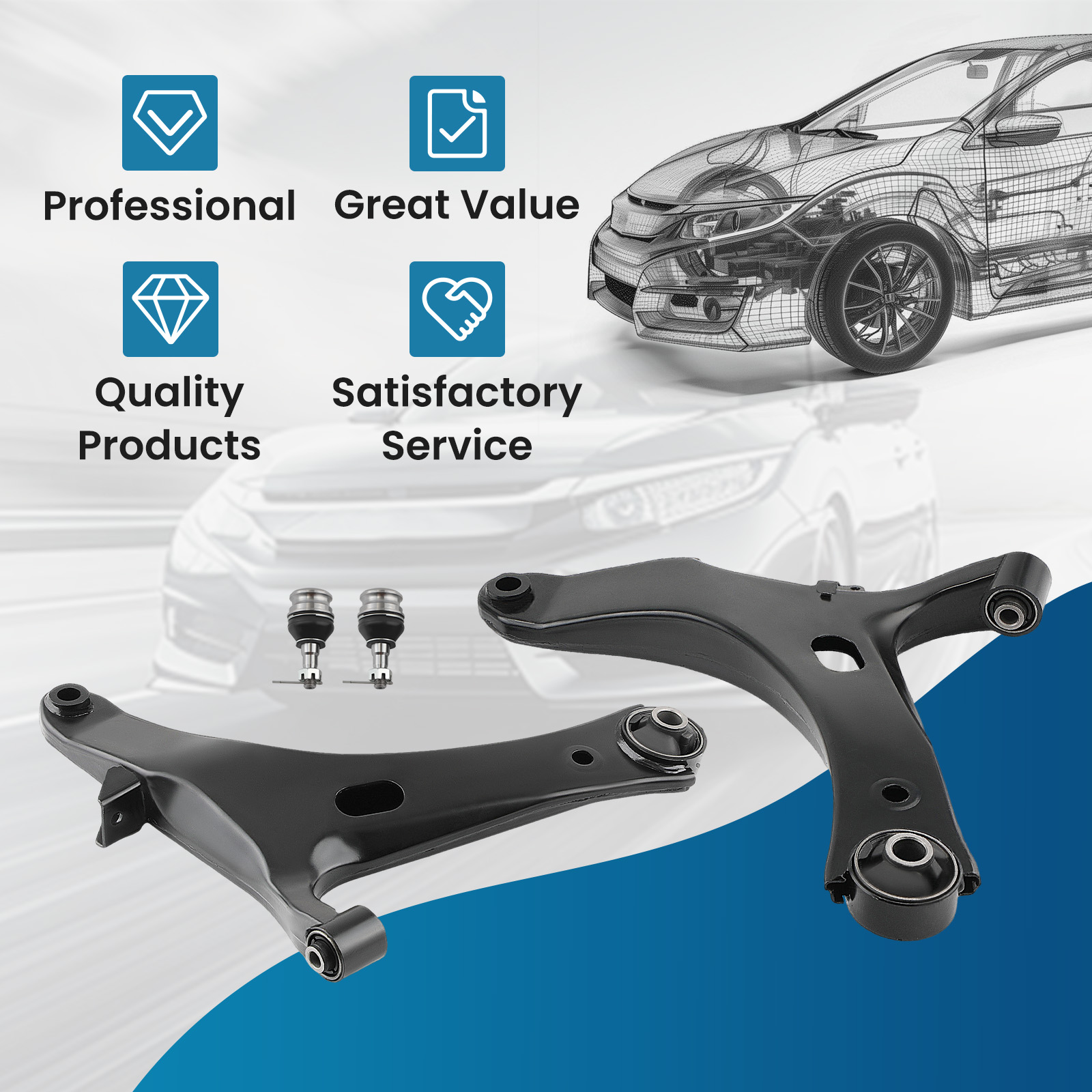 WHY CHOOSE OUR CONTROL ARM?