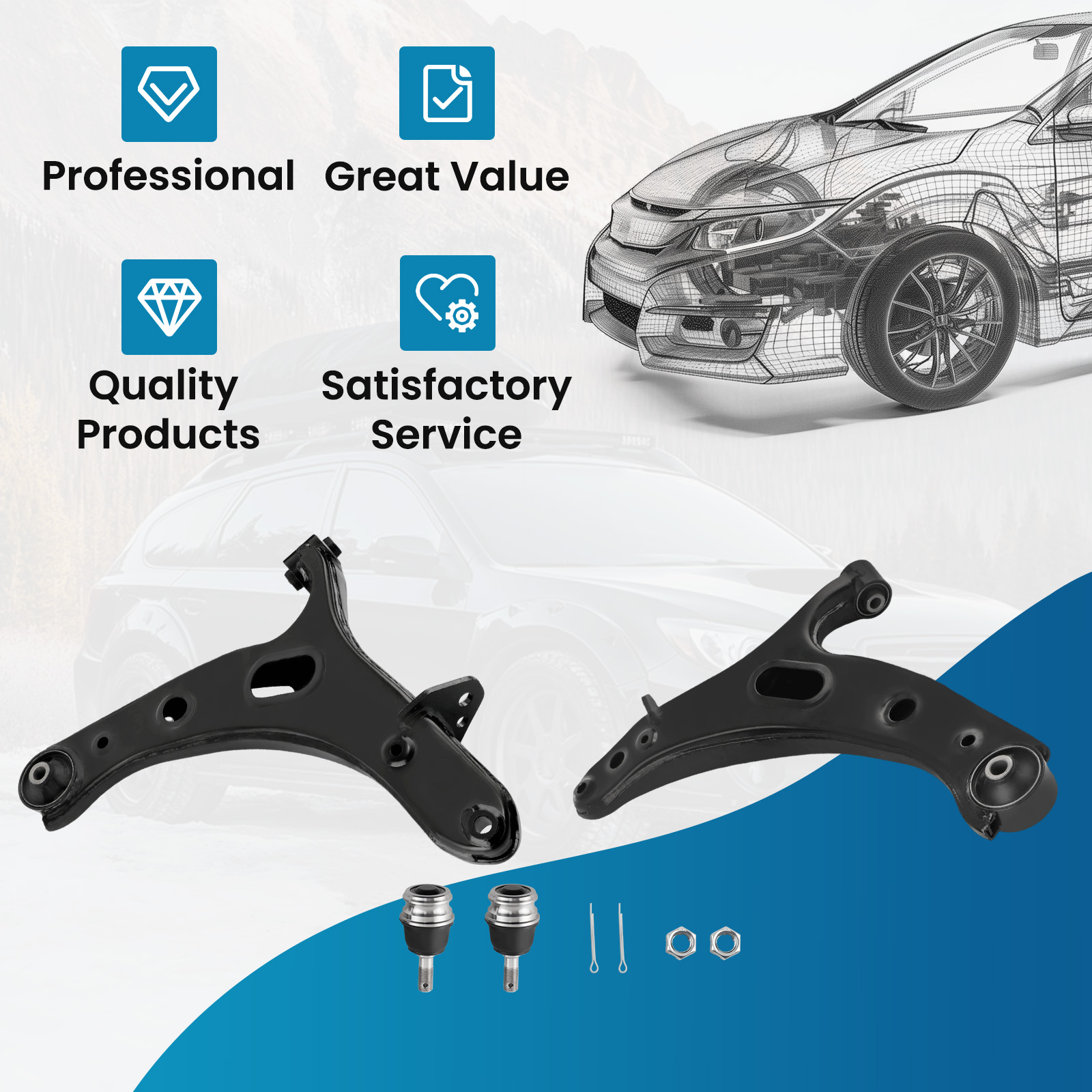WHY CHOOSE OUR CONTROL ARM?
