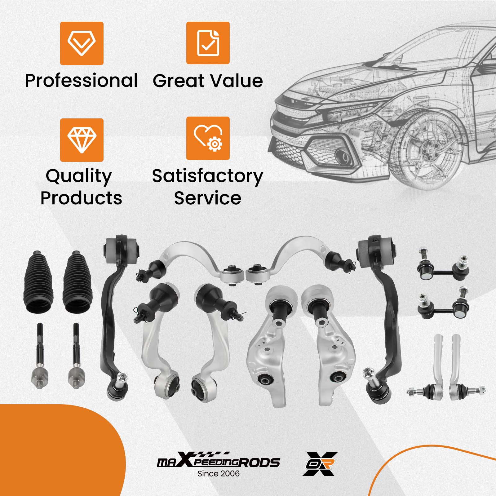 WHY CHOOSE OUR CONTROL ARM?