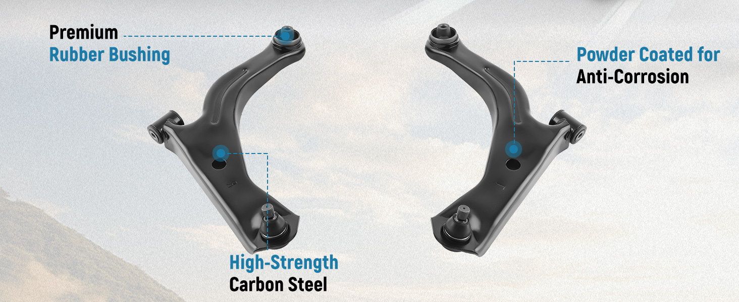 A-Premium Front Right Lower Control Arm, with Ball Joint & Bushing, Compatible with Ford Escape 2001-2012, Mazda Tribute 2001-2006 & 2008-2011, Mercury Mariner 2005-2011, Control Arms - Canada