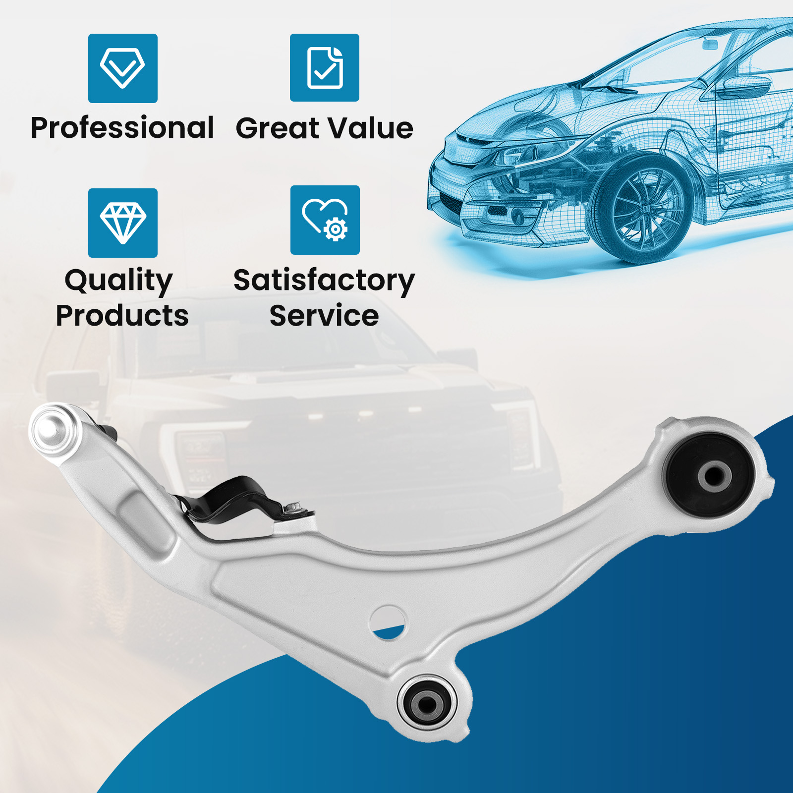 WHY CHOOSE OUR CONTROL ARM?