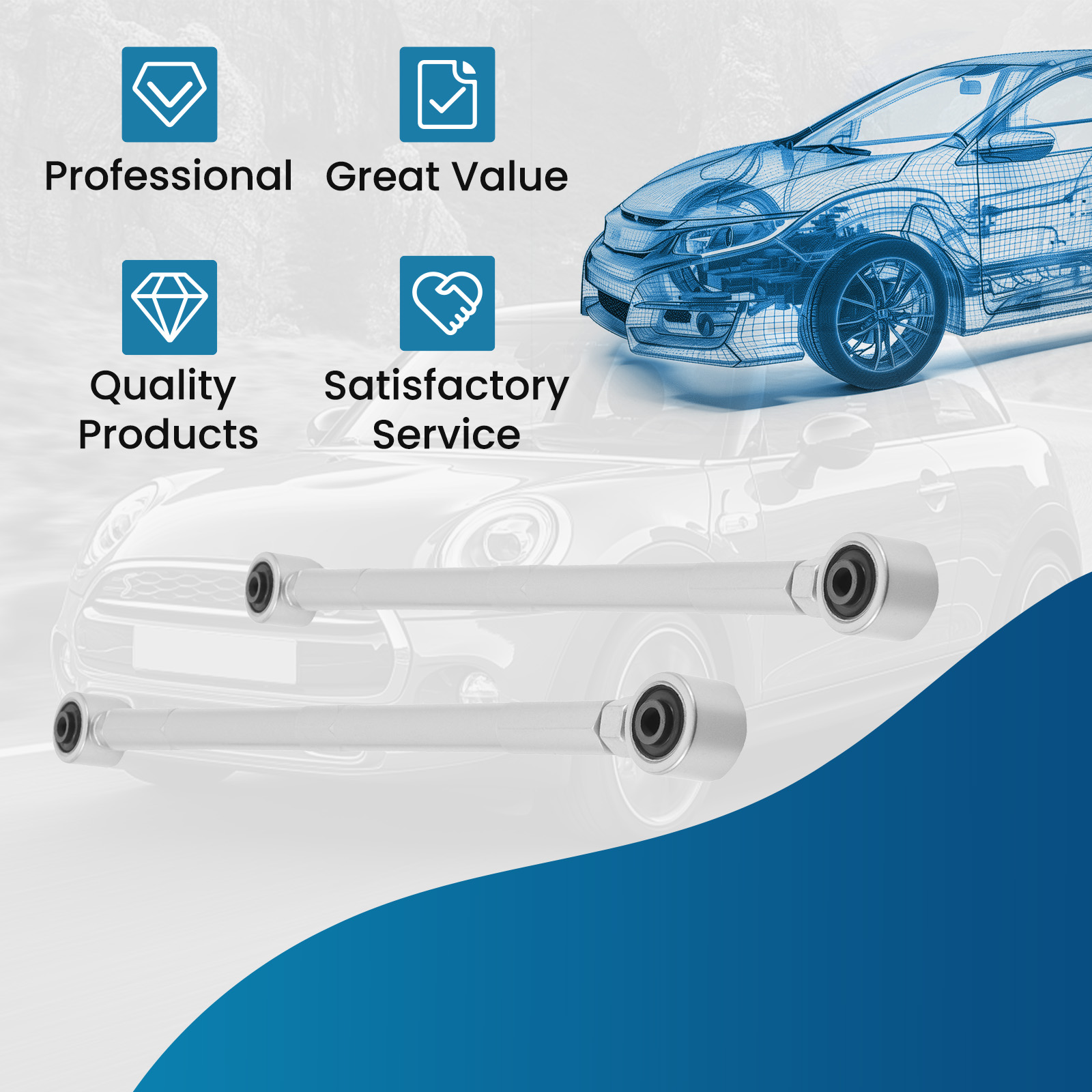WHY CHOOSE OUR ADJUSTABLE CONTROL ARM?