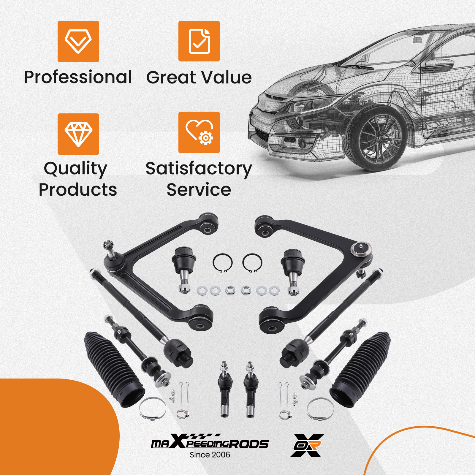 WHY CHOOSE OUR CONTROL ARM?