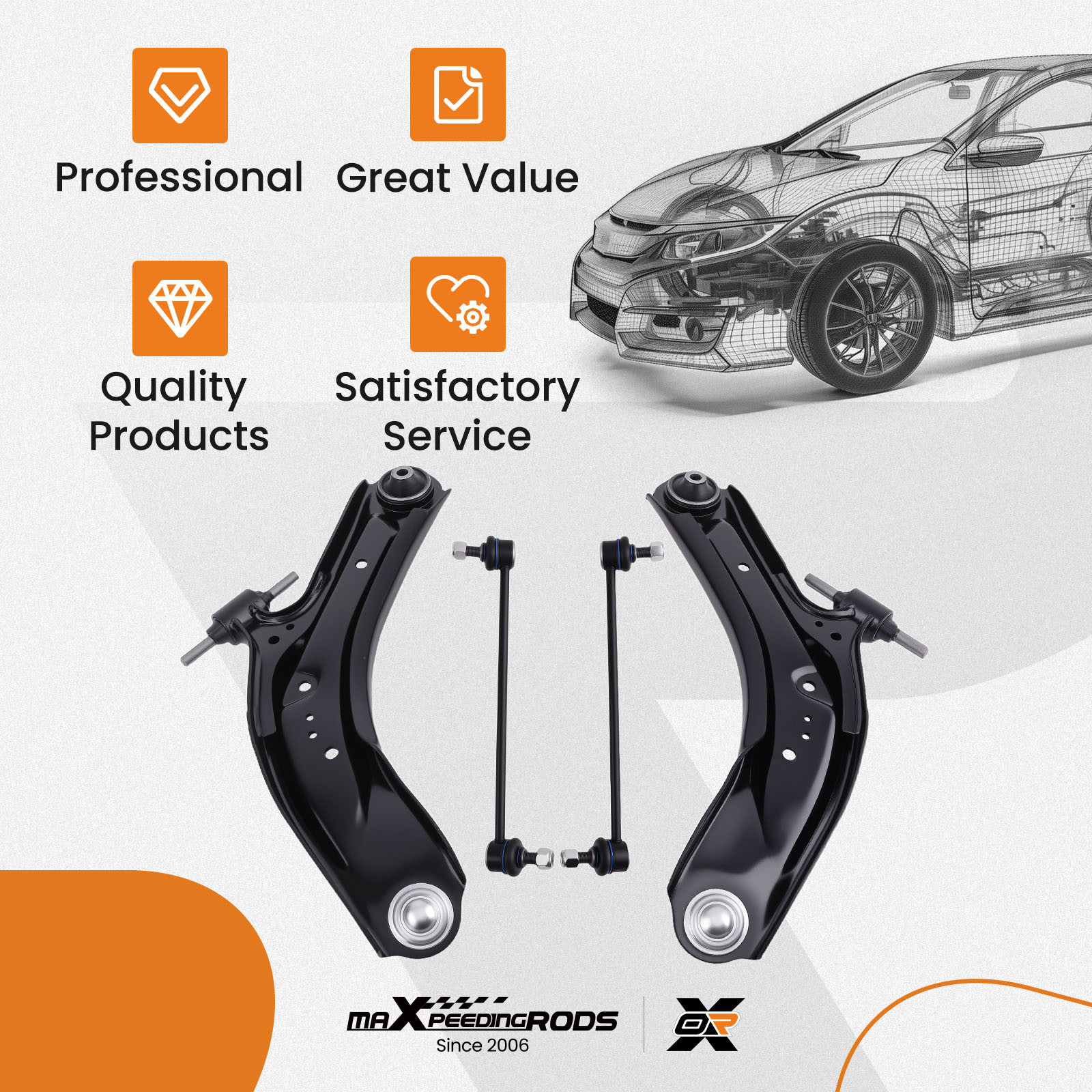 WHY CHOOSE OUR CONTROL ARM?