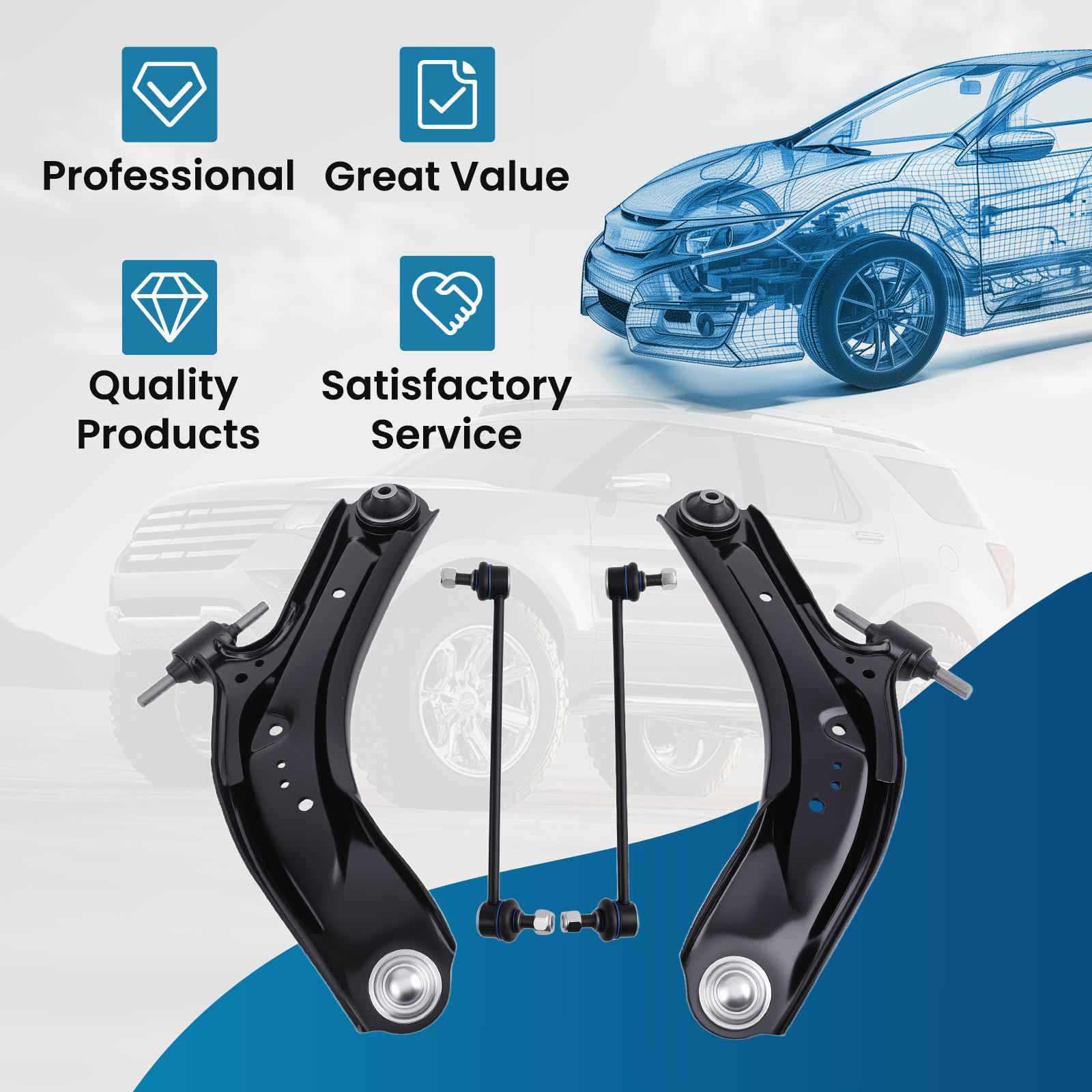 WHY CHOOSE OUR CONTROL ARM?
